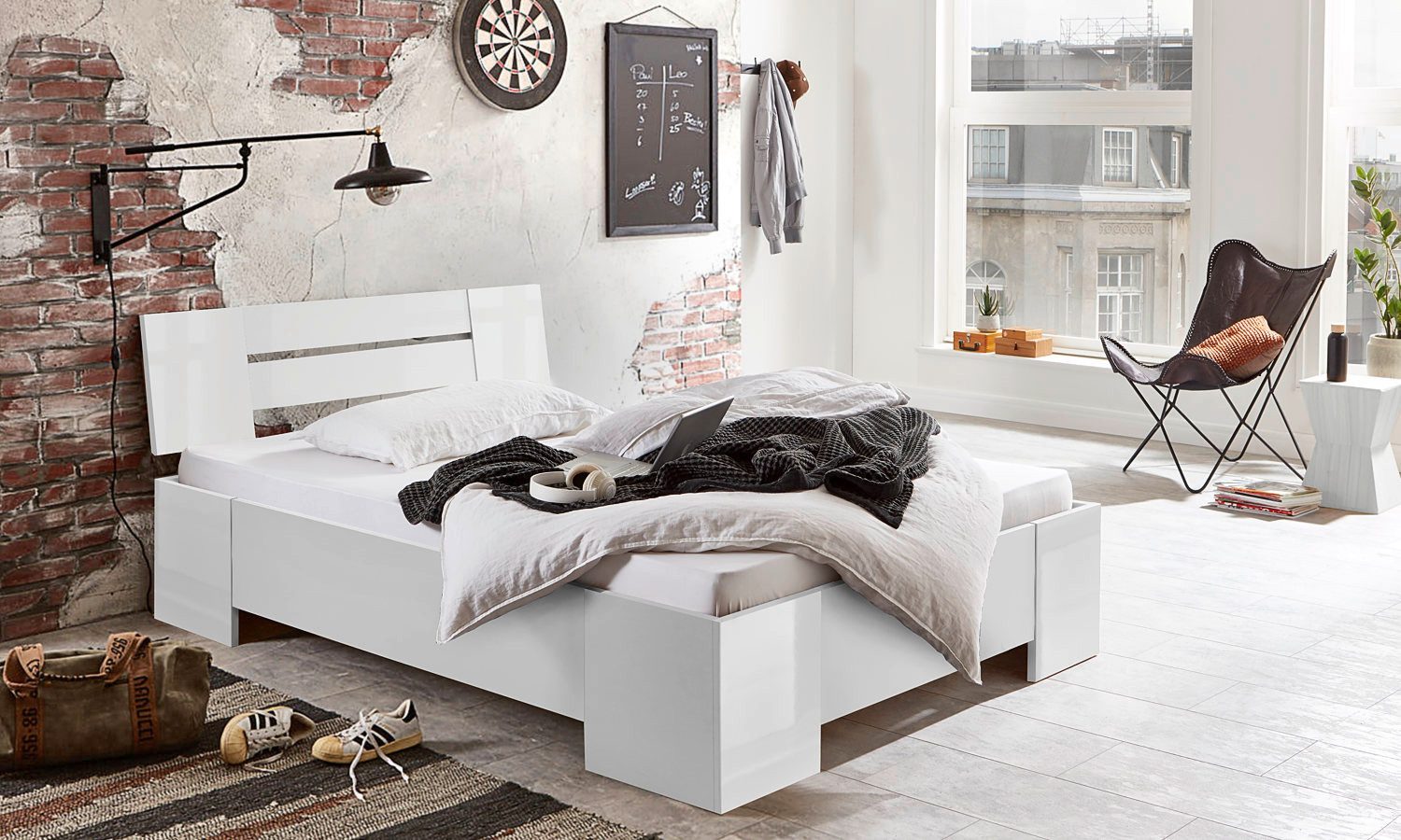 moebel-dich-auf Futonbett LINZ (Bett 140x200, in günstig online kaufen