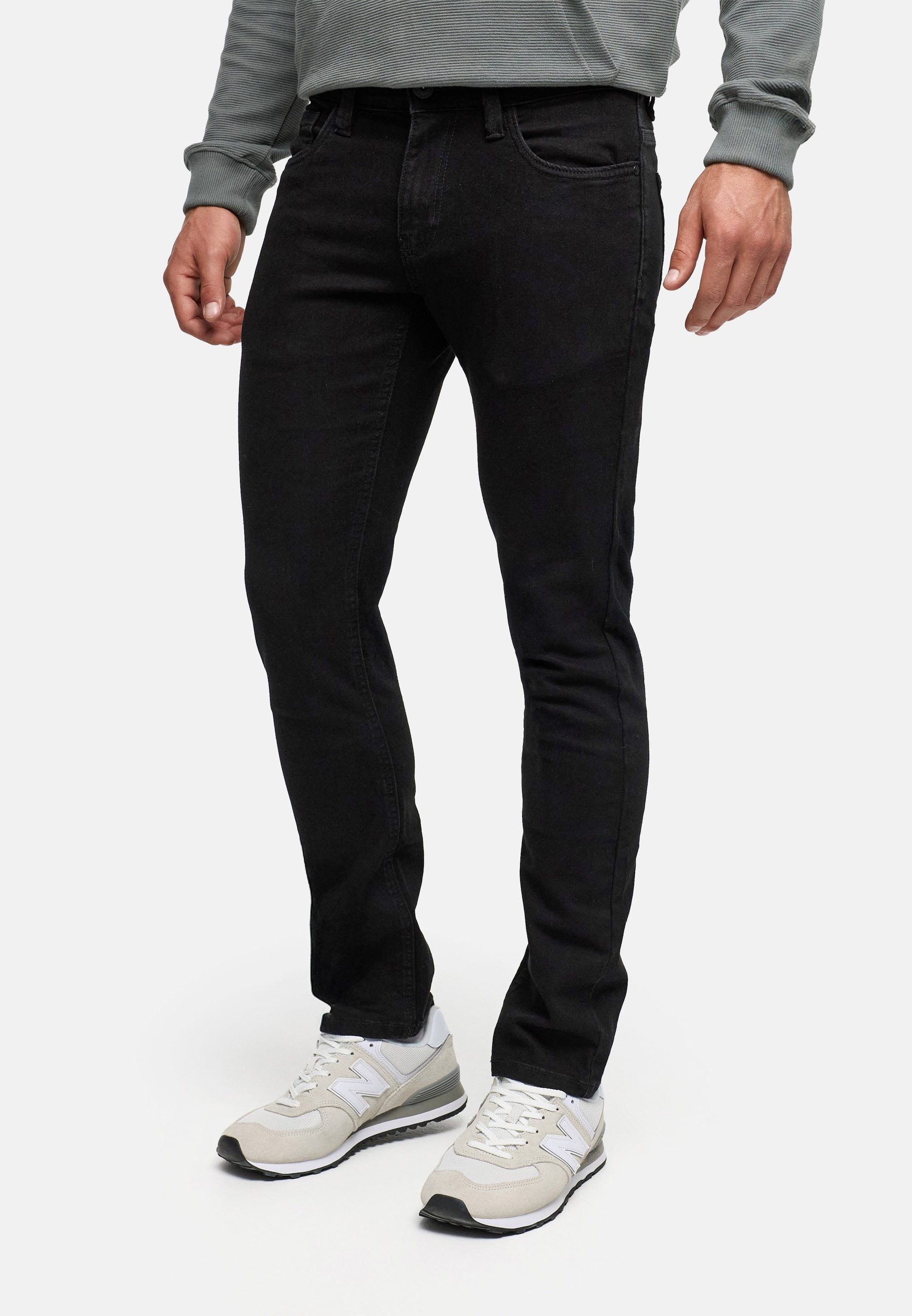 INDICODE Regular-fit-Jeans Herren INPartin Jeanshose 5 Pocket aus Baumwolle und 5 Taschen – Bild 3 von 5