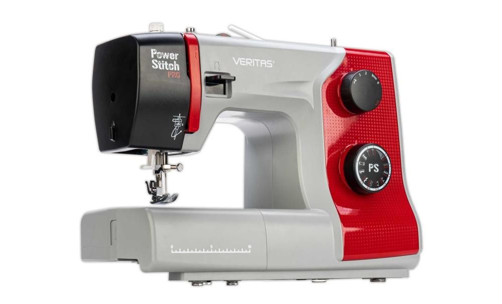 Veritas Nähmaschine - Power Stitch PRO, 17 Programme, 17 Stichprogramme, Nähfußdruck regulierbar, Fadenabschneider