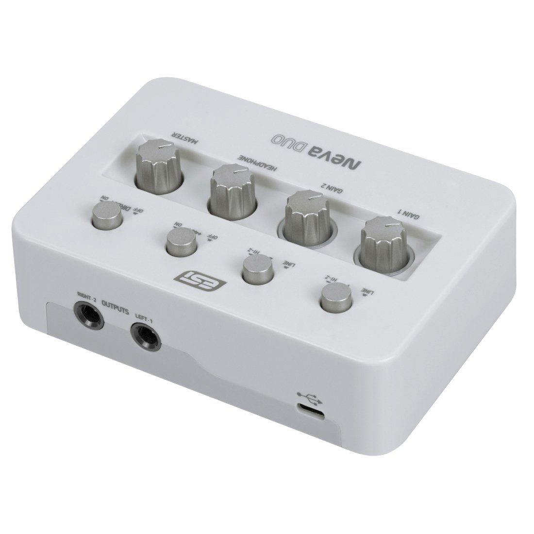 ESI Audio ESI NEVA Duo USB Audio-Interface Digitales Aufnahmegerät (2-Kanal USB Audio-Interface)