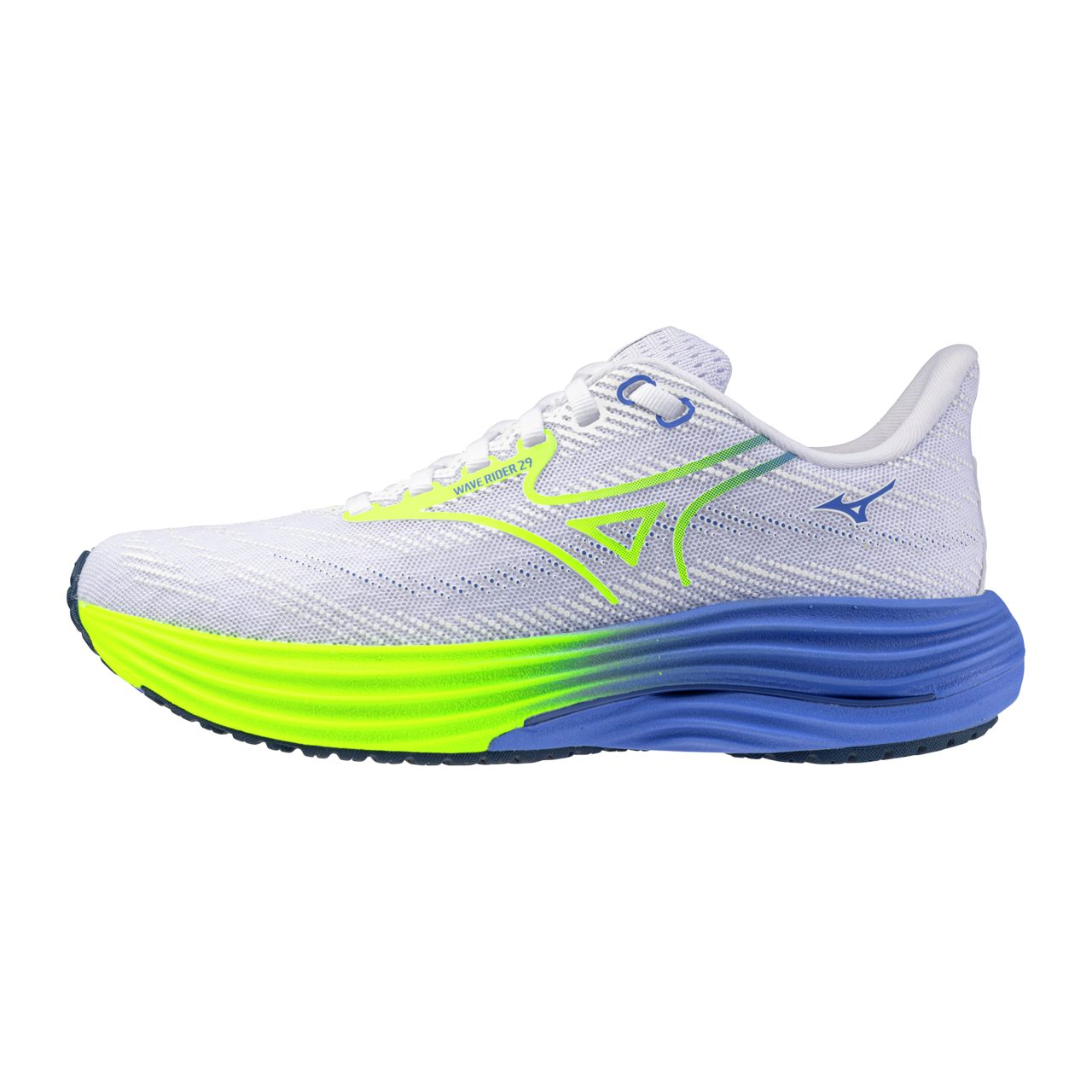 WAVE RIDER 29 - Damen Laufschuh - White/Lightning Yellow/Ultrama Laufschuh