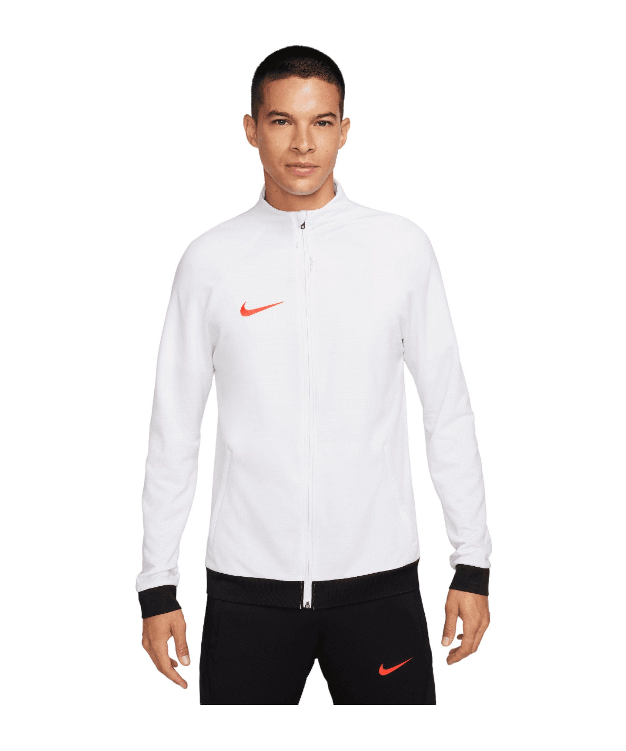 Sweatjacke weissschwarzrot Nike Trainingsjacke Academy