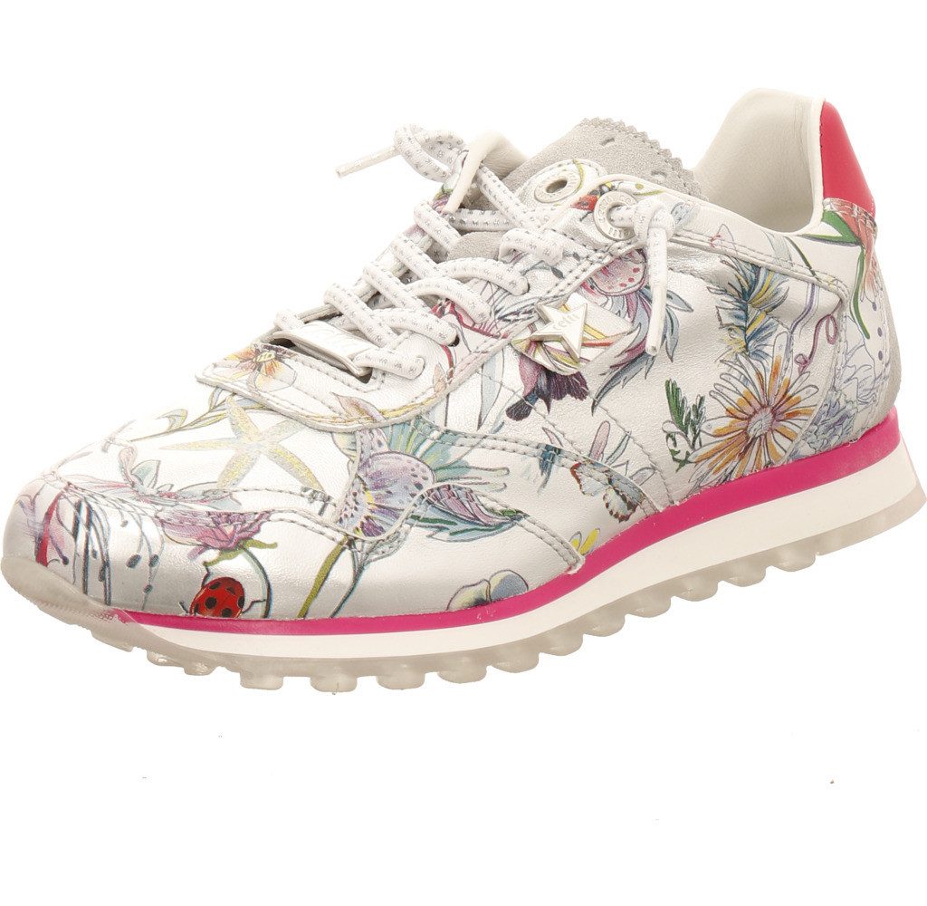 Cetti C848 Sra flower metal silver Schnürschuh
