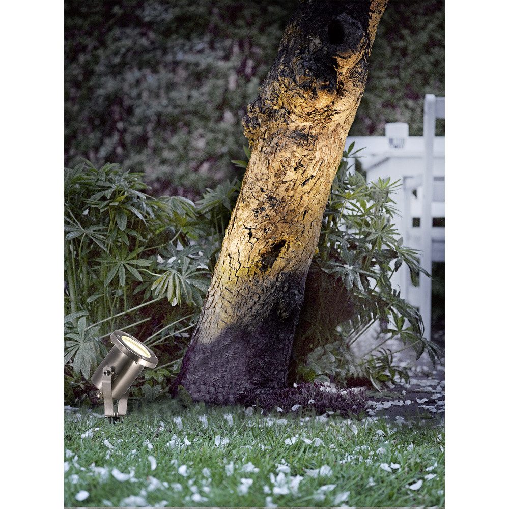 Nordlux Gartenleuchte Nordlux 77029934 Taurus LED-Gartenstrahler LED GU10 28 W Edelstahl