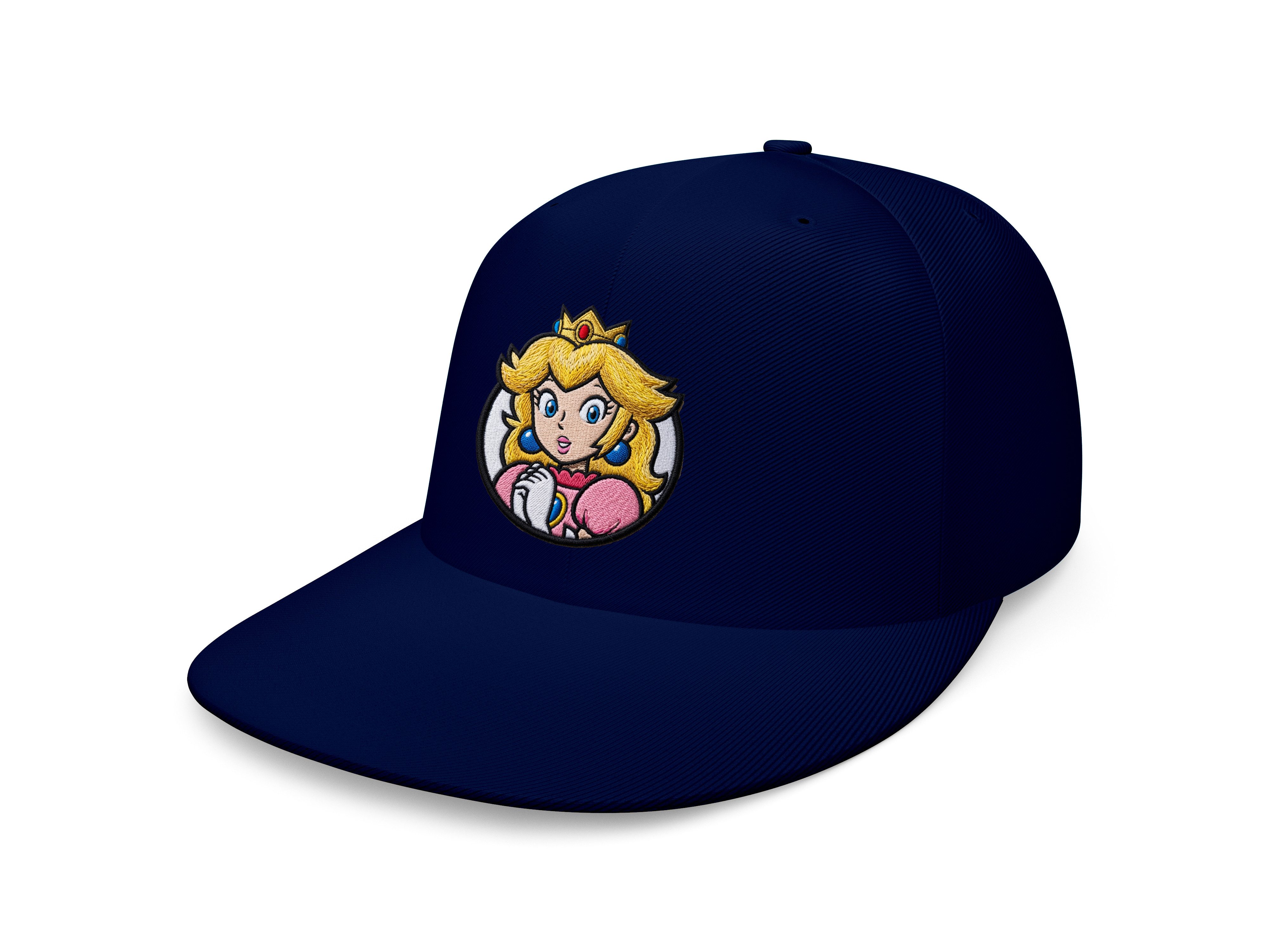 Blondie & Brownie Snapback Cap Snapback Kappe Peach Face Patch Bestickt Unisex Streetwear Kappe Peach (Einzelartikel) Snapback Peach Face Patch Cap