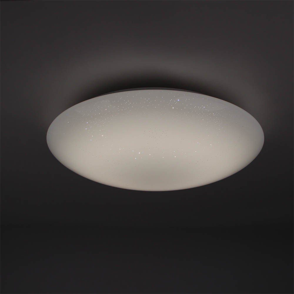 Licht-Trend Ø LED-Deckenleuchte Warmweiß Weiß, Deckenleuchte Sparkle 25cm Sternenhimmel