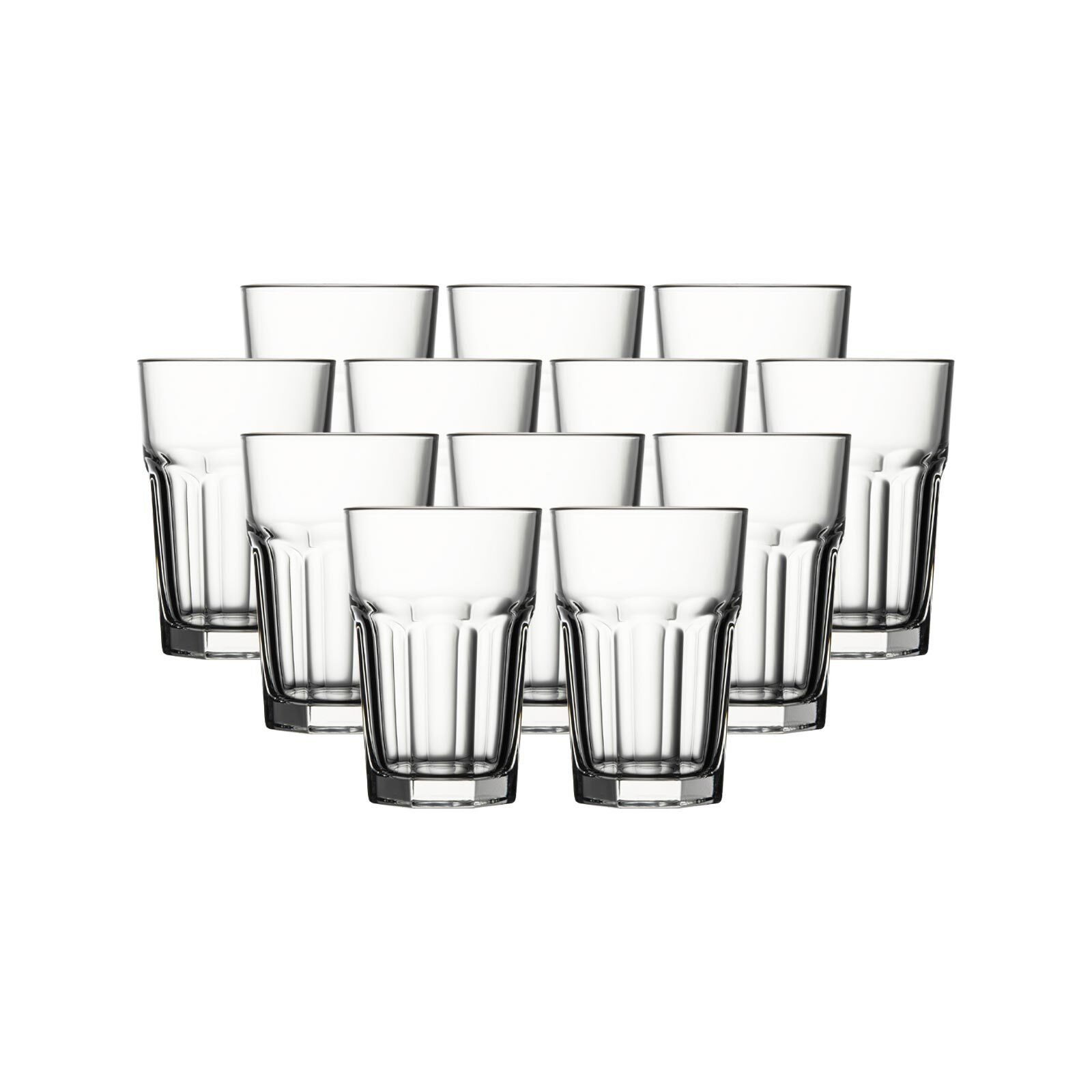 Pasabahce Longdrinkglas Casablanca Longdrinkgläser 355 ml 12er Set, 12-tlg., Glas
