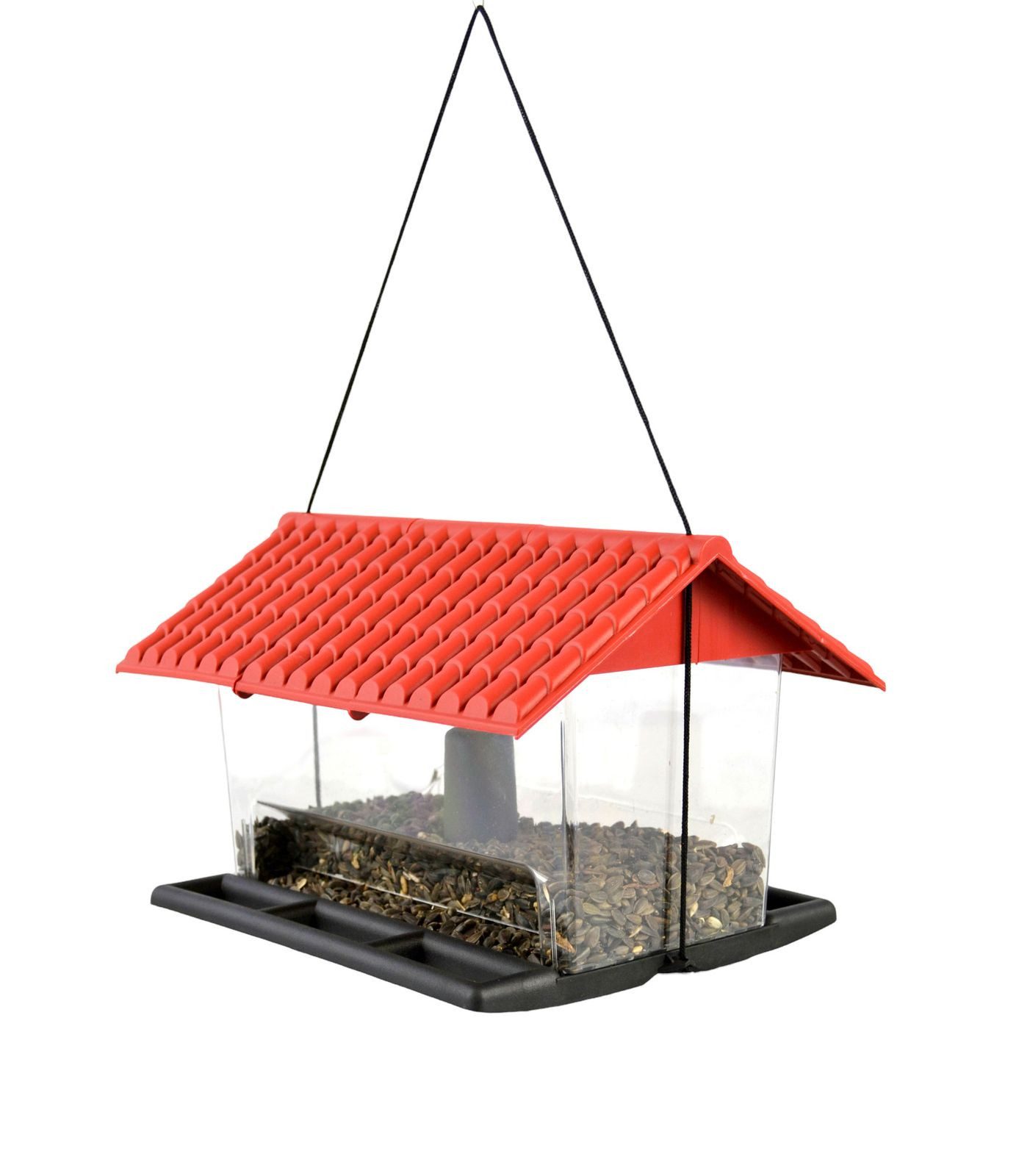BURI Vogelhaus Vogelfutterhaus aus Kunststoff Vogelhaus Futterhaus Vogelhäuschen