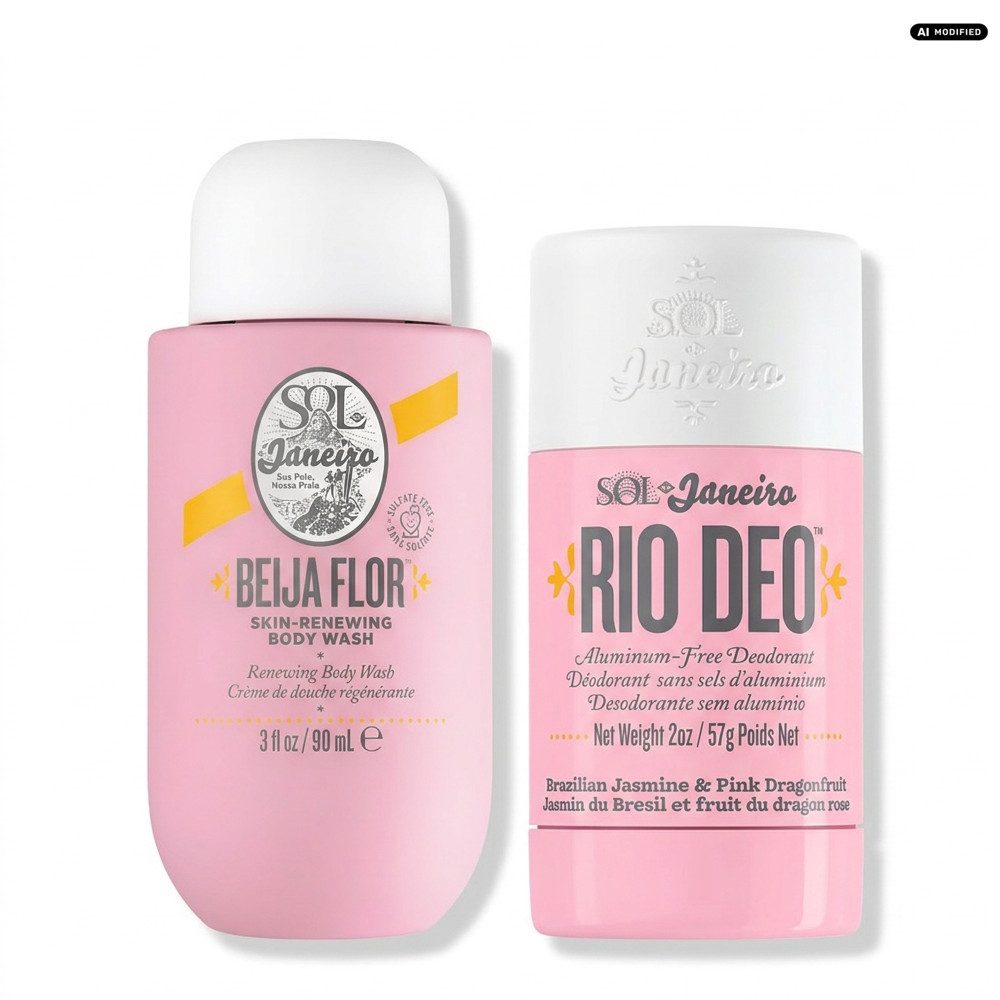 Sol de Janeiro Körperpflegemittel Sol de Janeiro Beija Flor Clean and Fresh Pflege Duo, Pflegedusche und Deo in einem abgestimmten Pflege Duo