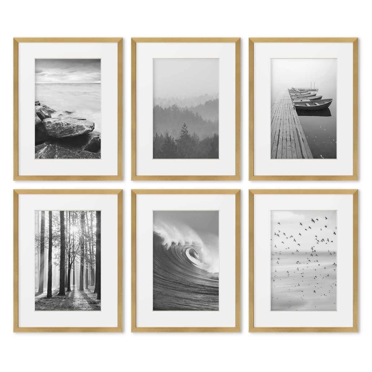PHOTOLINI Bilderrahmen 6er Set 30x40 cm günstig online kaufen