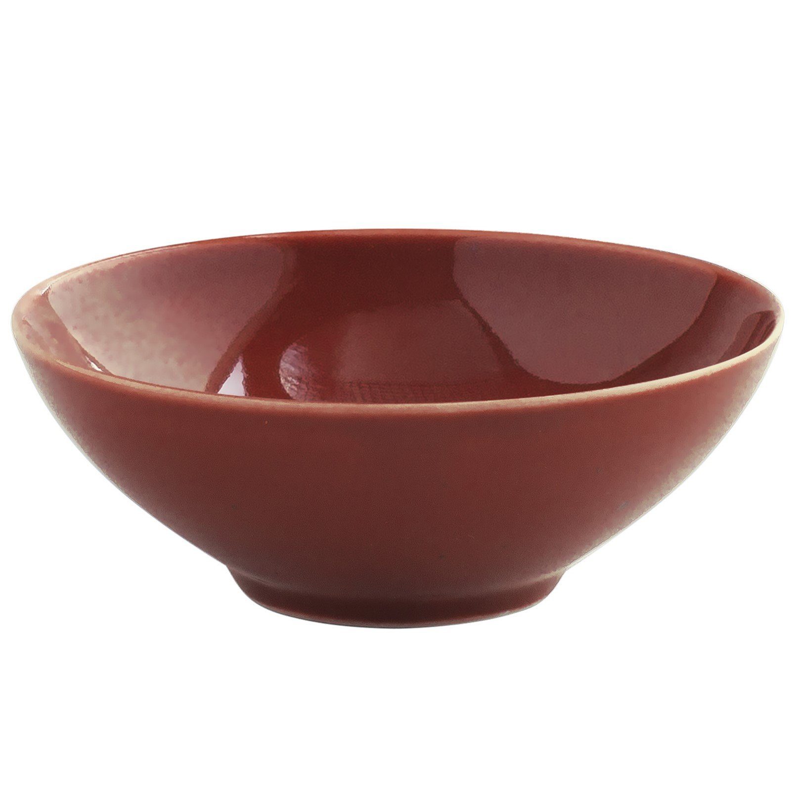 Germany Made Kahla siena Porzellan, in Handglasiert, Dessertschale red 11 Homestyle cm,