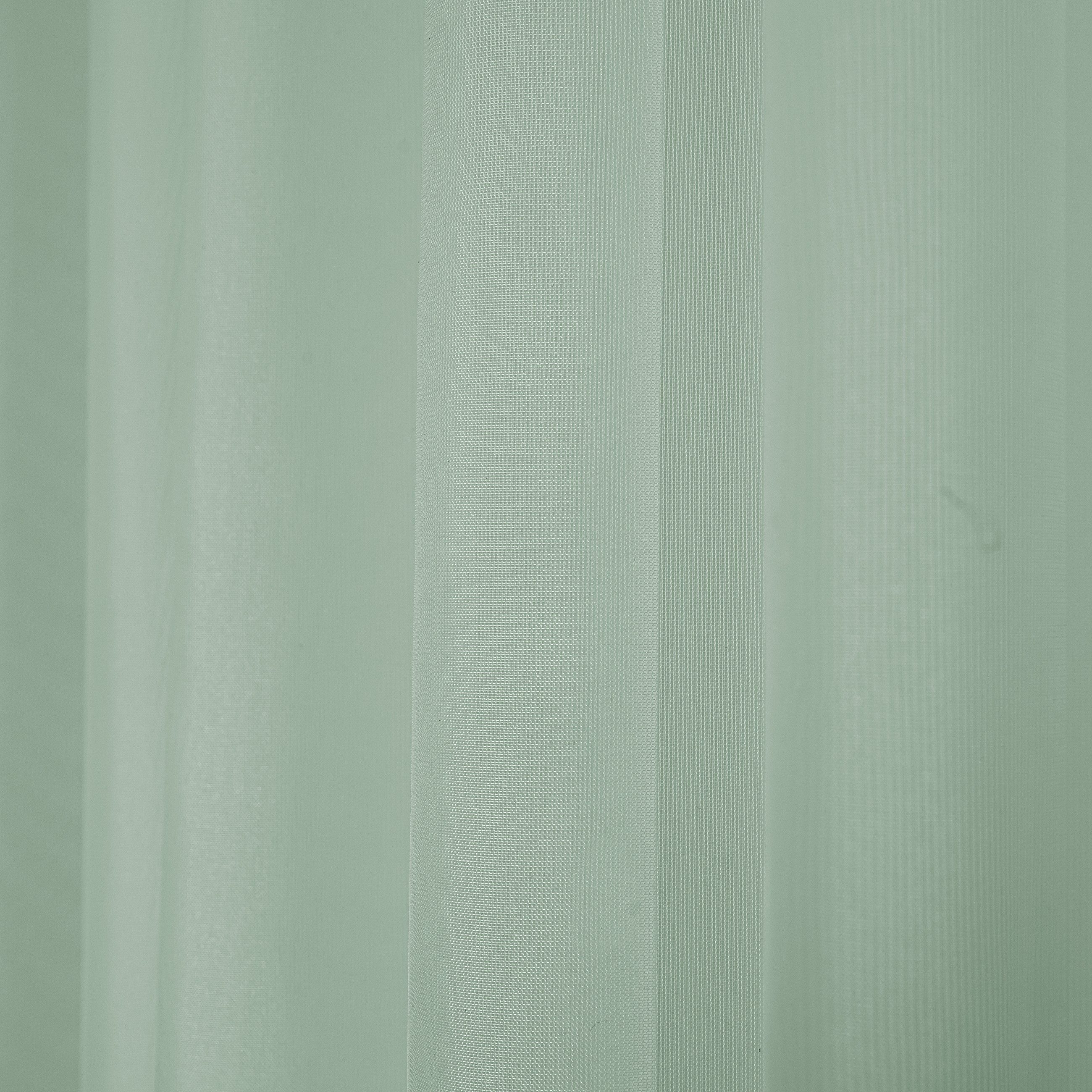 ELBERSDRUCKE Vorhang Gardine mit verdeckten Schlaufen Pure mint 255 x 140 cm (1 St), Multifunktionsband, transparent, Polyester, einfarbig, modern – Bild 4 von 4
