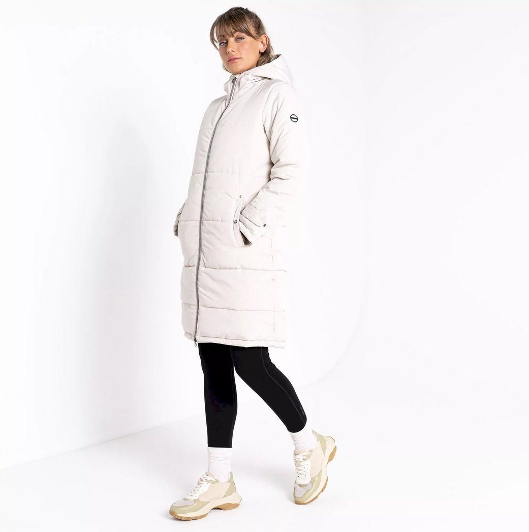 Dare2b Winterjacke Winter-Steppjacke Reputable II (wattierte Jacke, wasserdicht) weiss