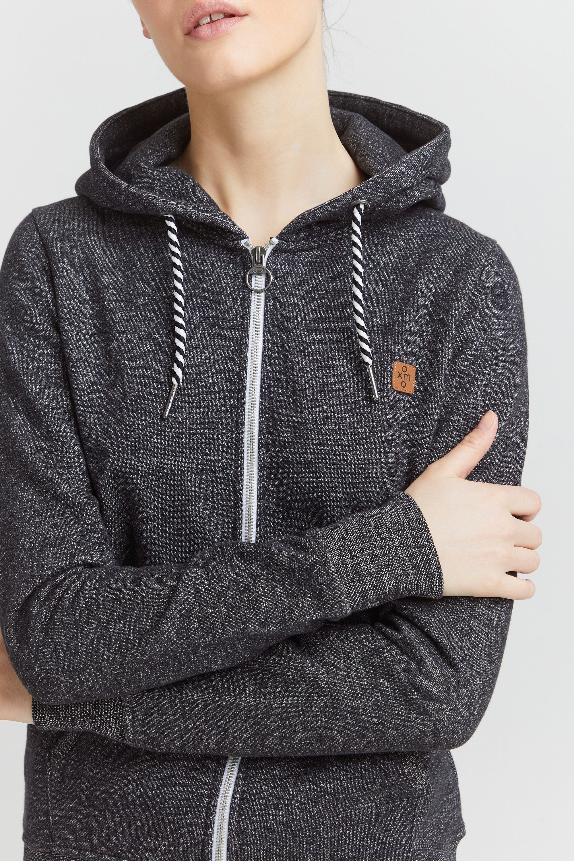 OXMO Kapuzensweatjacke OXCelia Sweatshirtjacke mit Kapuze – Bild 4 von 5