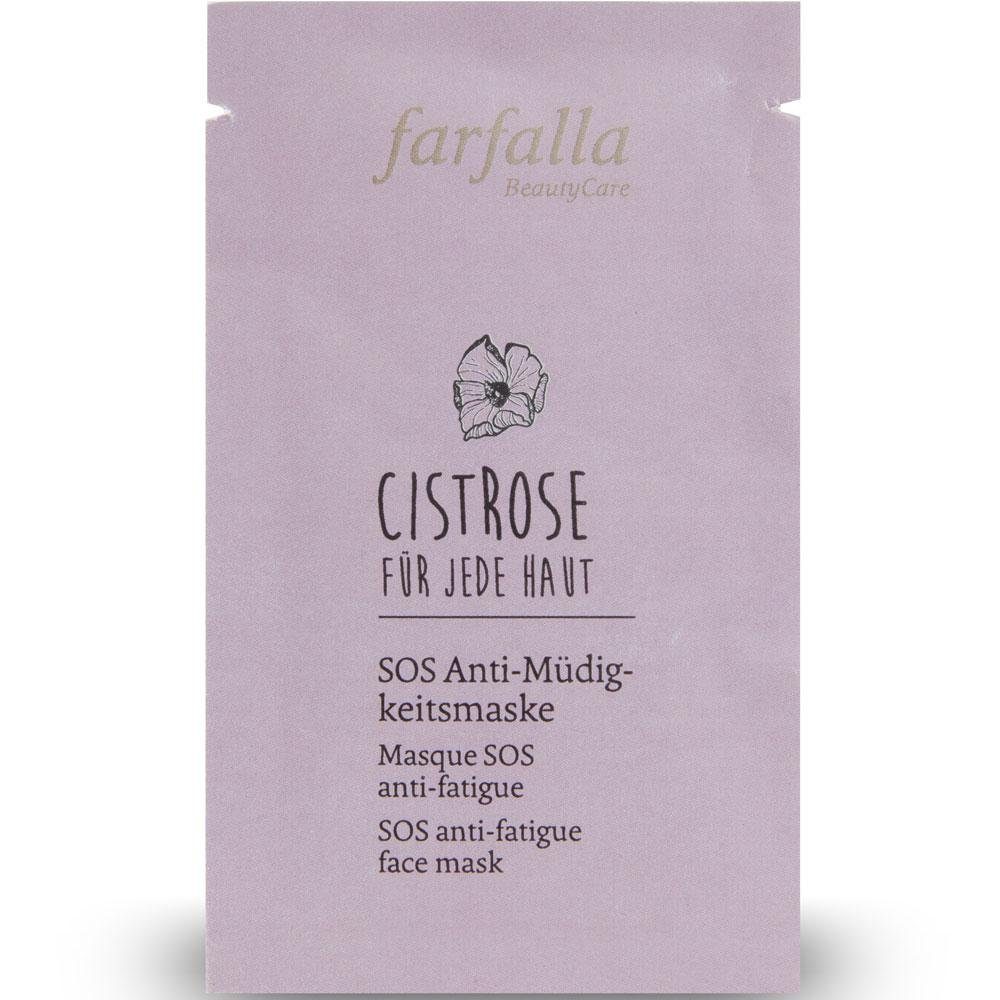Farfalla Essentials AG Gesichtspflege Cistrose Für jede Haut SOS Anti-Müdigkeitsmaske, 7 ml
