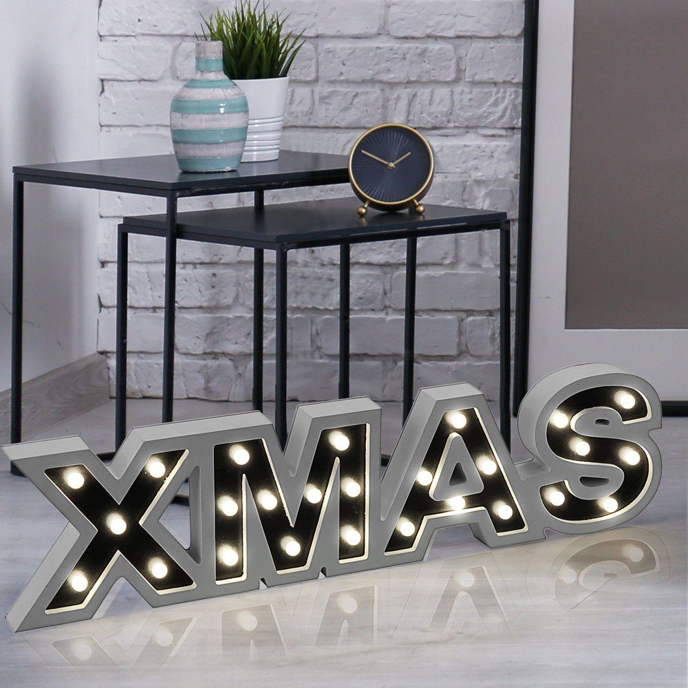 etc-shop LED Dekolicht, XMAS LED Steh Lampe Wohn Zimmer Weihnachts Winter | Leuchtfiguren