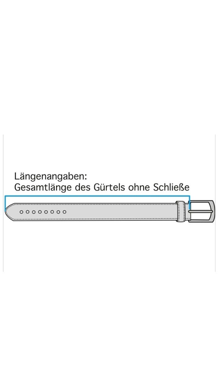 DIABLO ITALY Ledergürtel Nietengürtel, Damengürtel, 2-Loch Ösen Gürtel, Nieten Gürtel, Herren Gürtel, Damen Gürtel, Hochwertige Verarbeitung – Bild 4 von 4