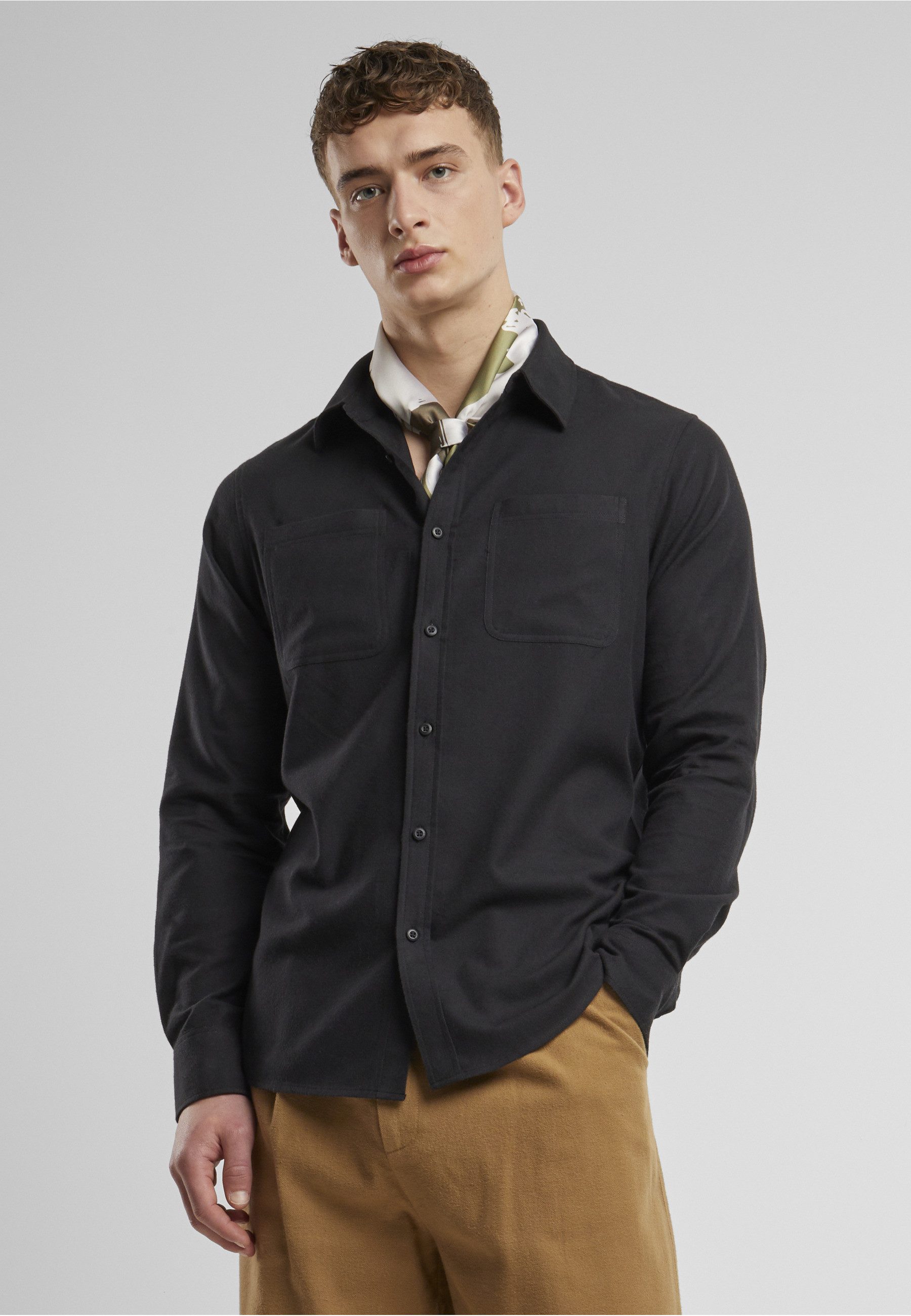 URBAN CLASSICS Flanellhemd Urban Classics Herren Flanell Shirt (1-tlg) günstig online kaufen