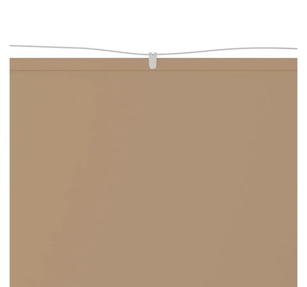 Thumbnail - vidaXL Senkrechtmarkise Senkrechtmarkise Taupe 60x360 cm Oxford-Gewebe (1-St)