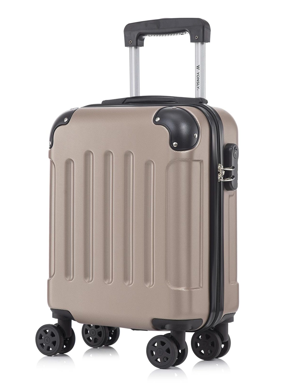 yonsly Hartschalen-Trolley Hartschalen-Koffer Trolley 360° Rollen, robuster günstig online kaufen