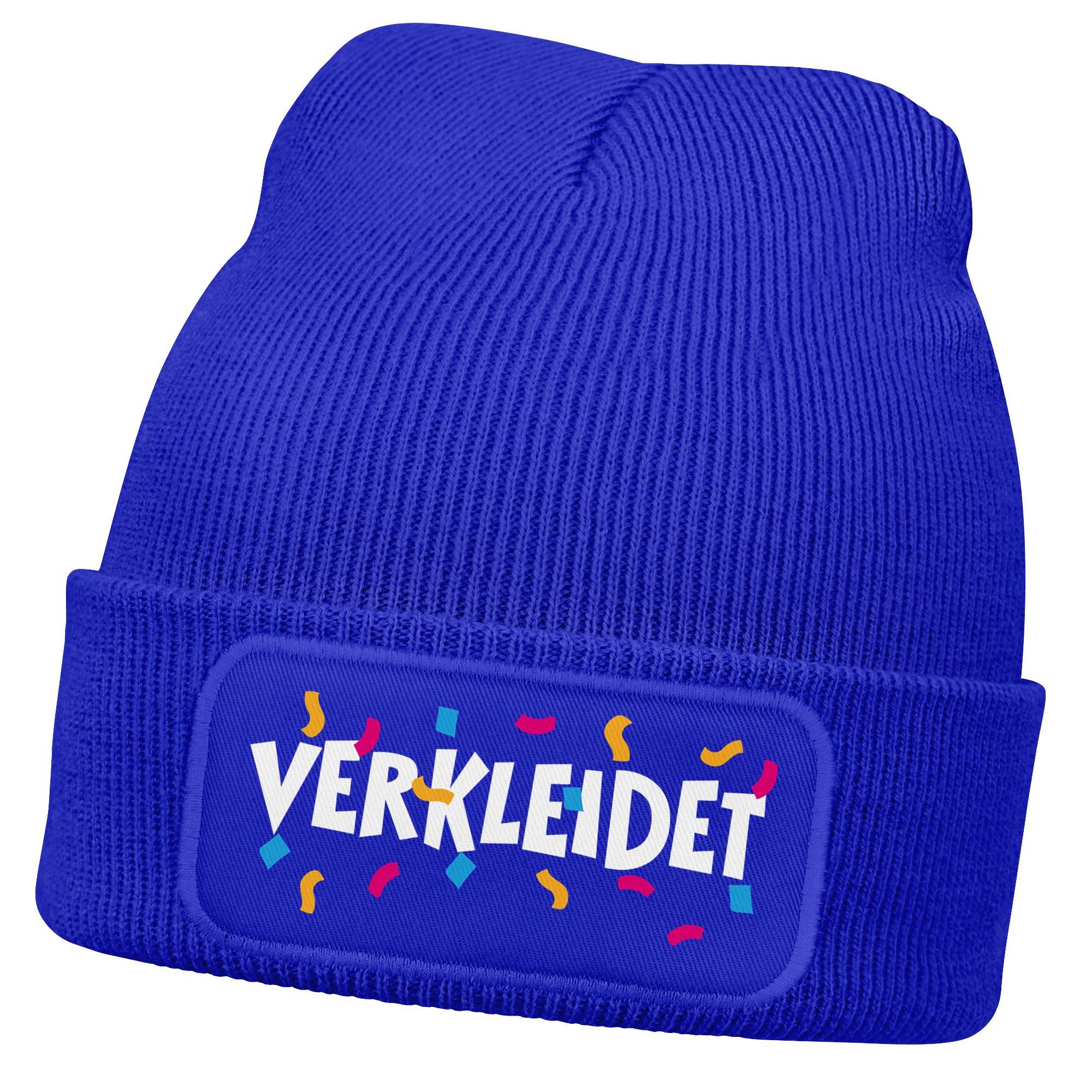 Verkleidet blau