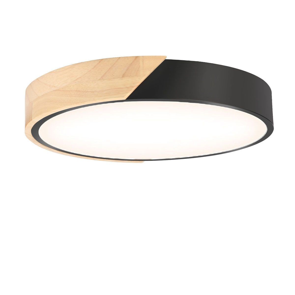 LETGOSPT Deckenleuchte 24W Rund LED Deckenlampe günstig online kaufen