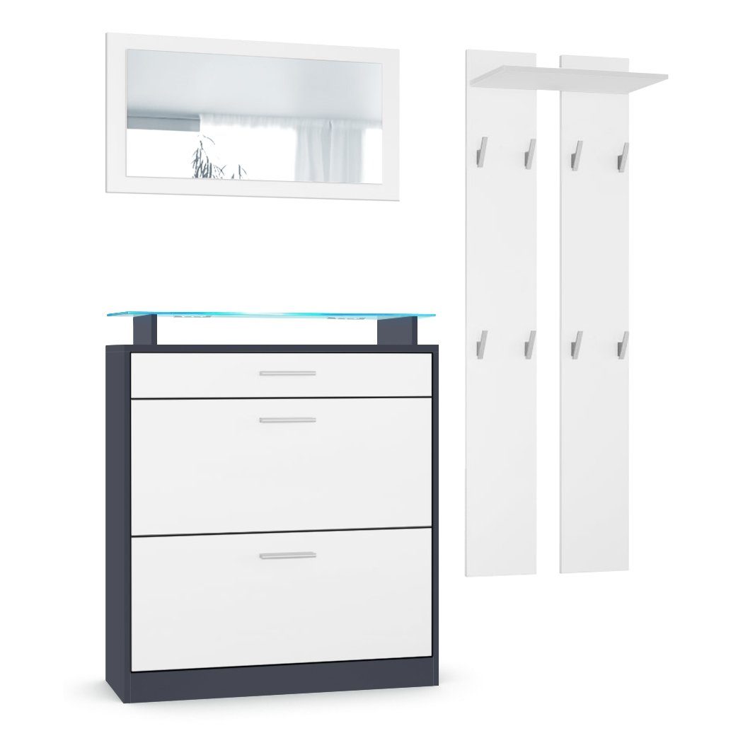 Vladon Garderoben-Set Loret, (Garderobenset bestehend aus günstig online kaufen