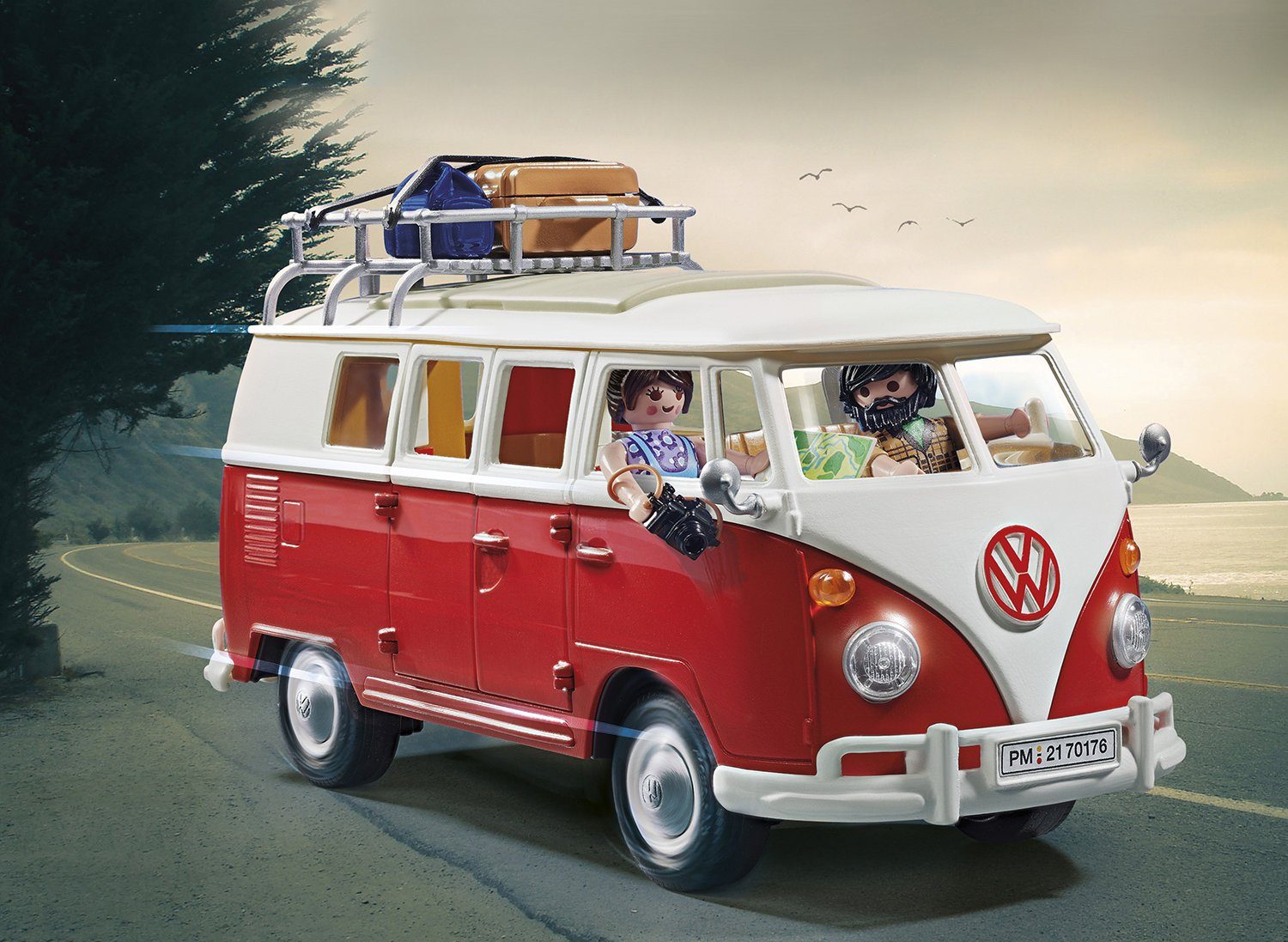 Playmobil® Volkswagen T1 Camping Bus (70176) VW Lizenz Konstruktions-Spiels günstig online kaufen