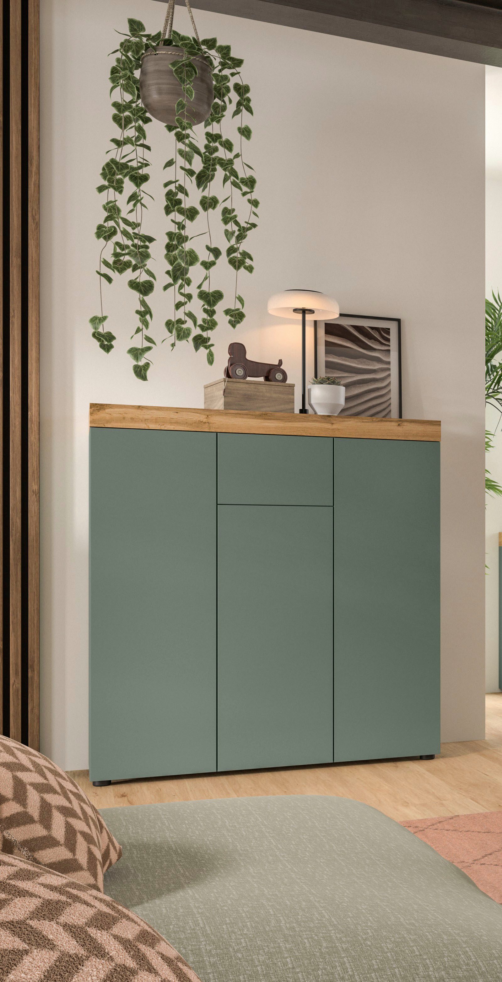 OTTO home Highboard MAMBO (1 St., 2 farbige Ausführung, in verschiedenen Farben erhältlich), Kommode, Sideboard, Wohnzimmer, Schlafzimmer