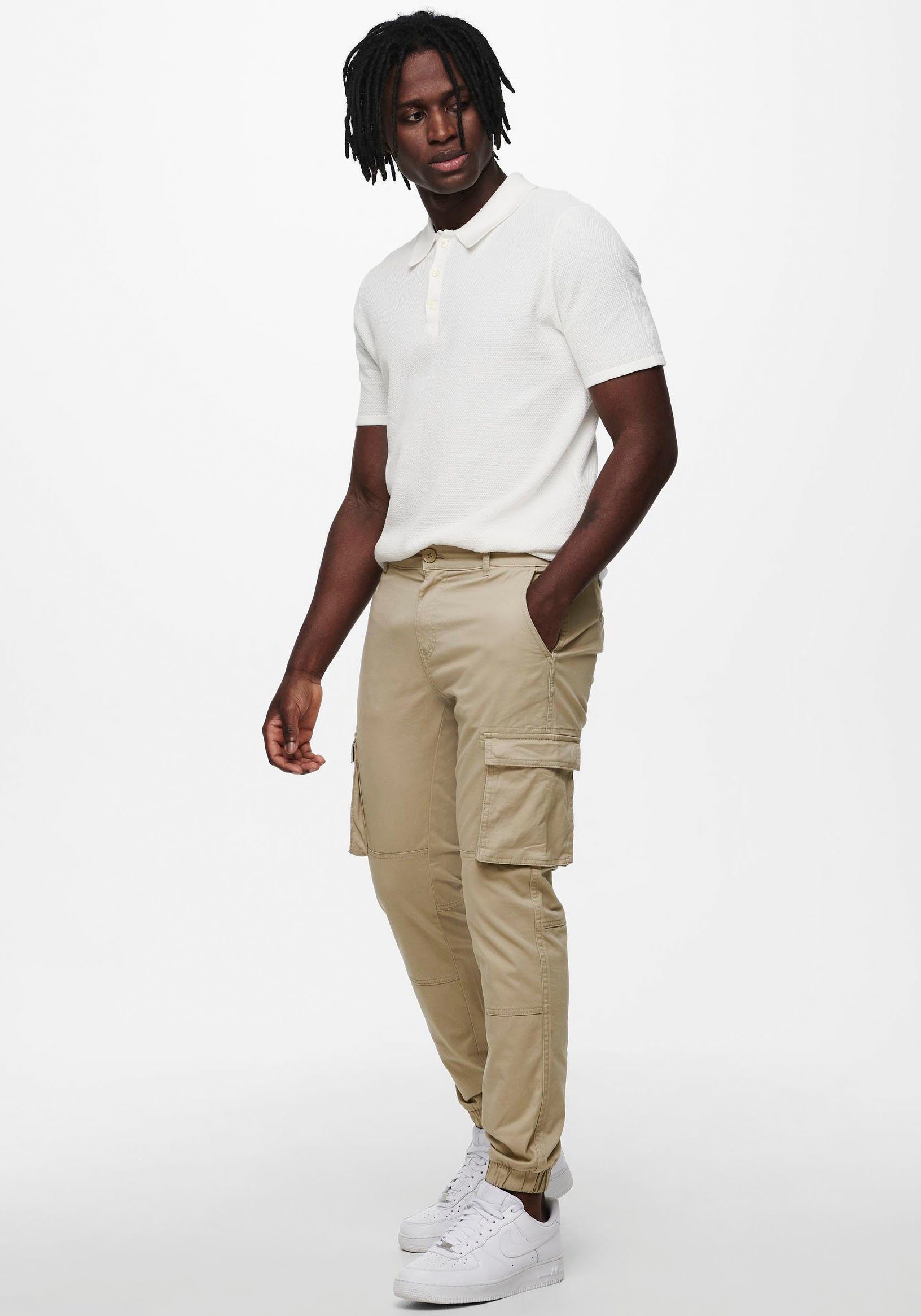 ONLY & SONS Cargohose ONSCAM STAGE CARGO CUFF LIFE 6687 NOOS