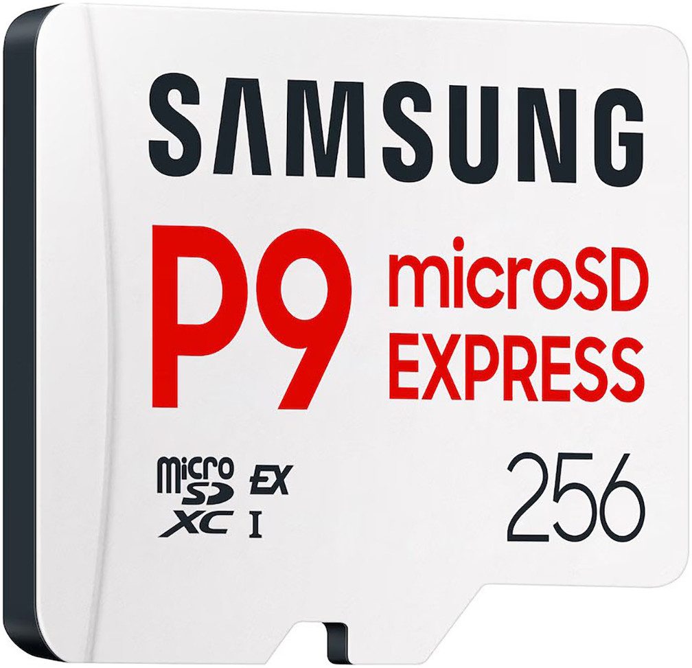 Samsung P9 microSD Express Speicherkarte (256 GB, 800 MB/s Lesegeschwindigkeit)