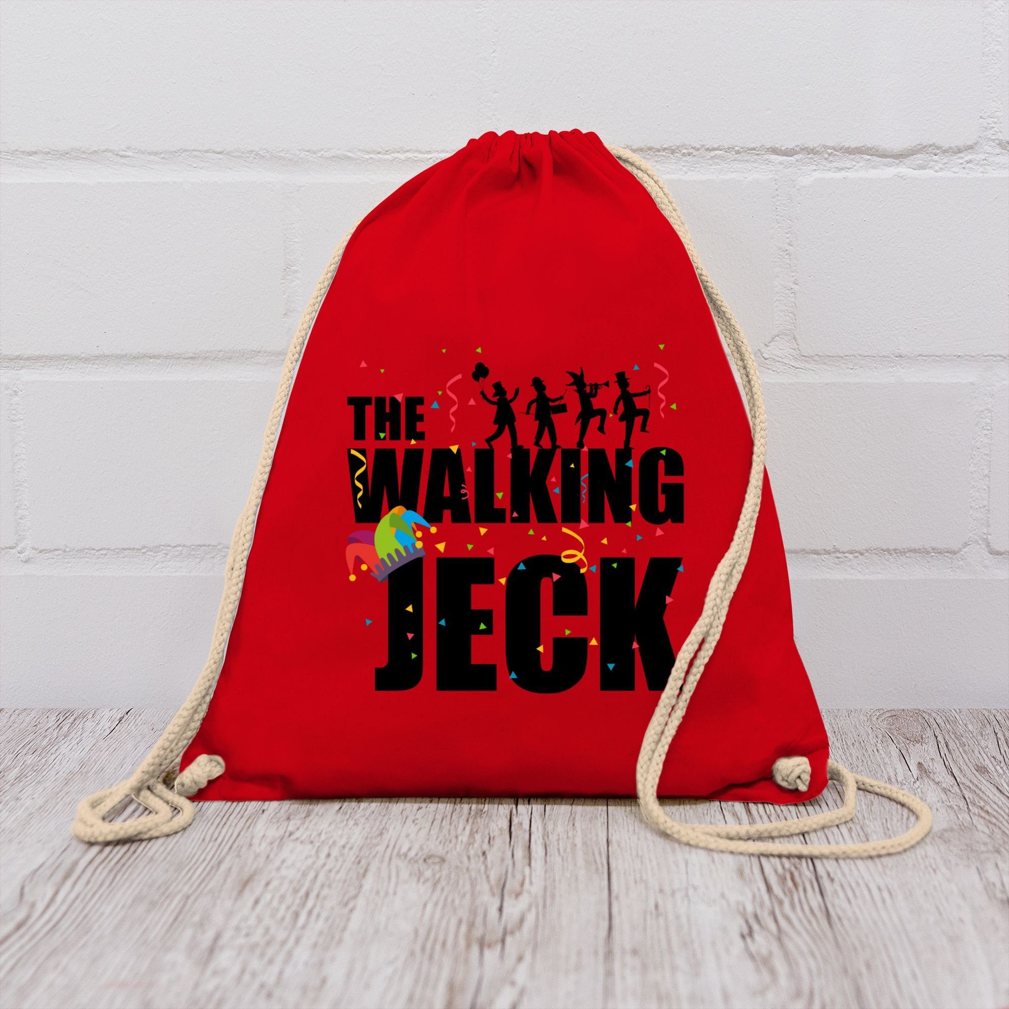 Shirtracer Turnbeutel The Walking Jeck Kostüm I Jecken Karneval I Fastnacht I Fasnacht I Fas, Karneval & Fasching