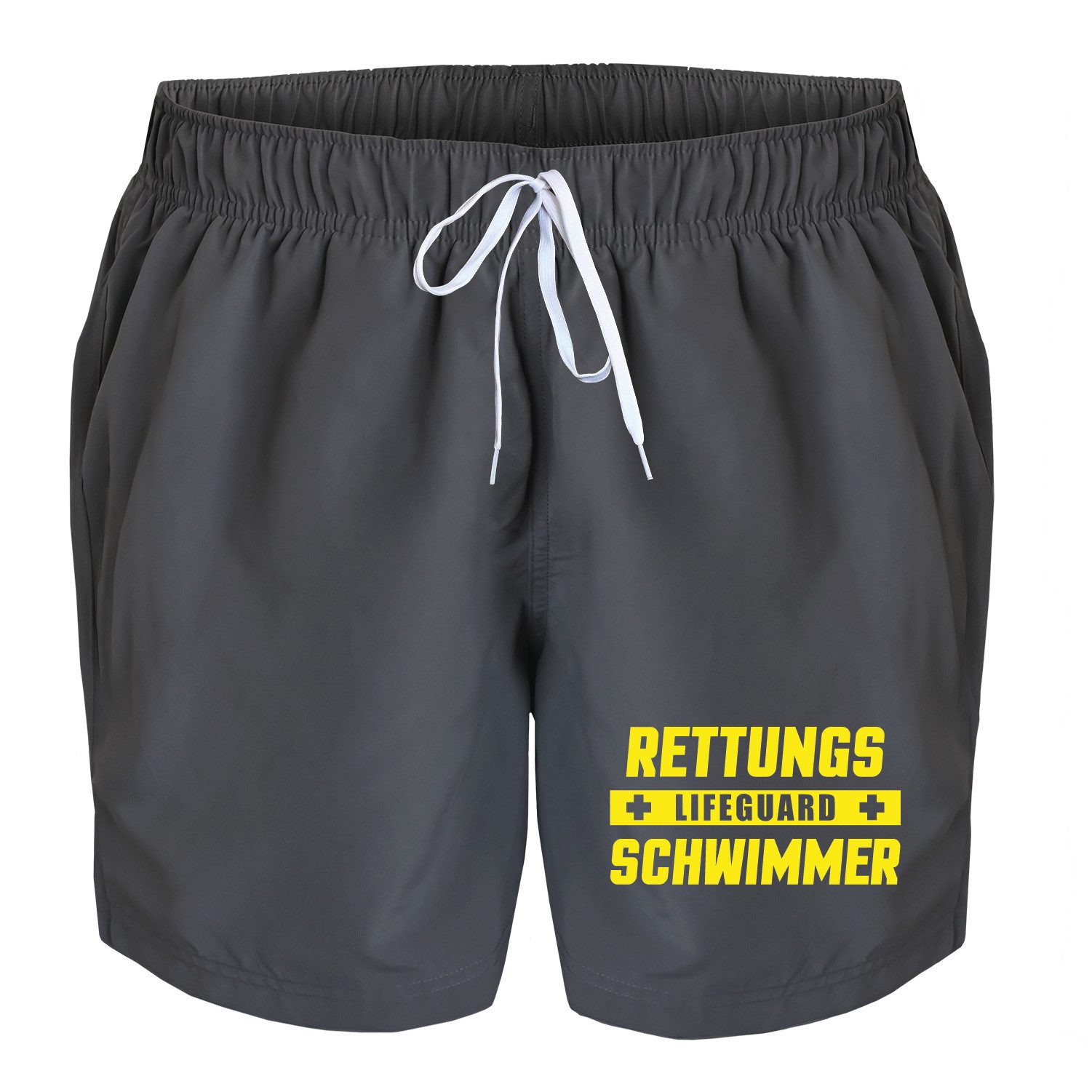 deinshirt Badehose Schwimmshorts Lifeguard Rettungsschwimmer Integrierter günstig online kaufen