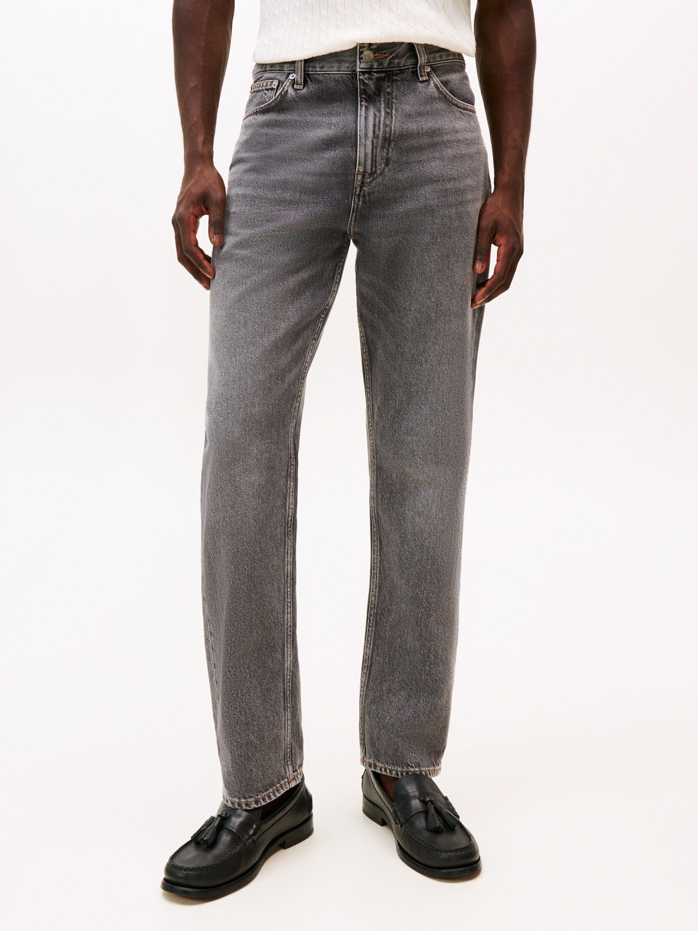Tommy Hilfiger Straight-Jeans in blauer Waschung günstig online kaufen