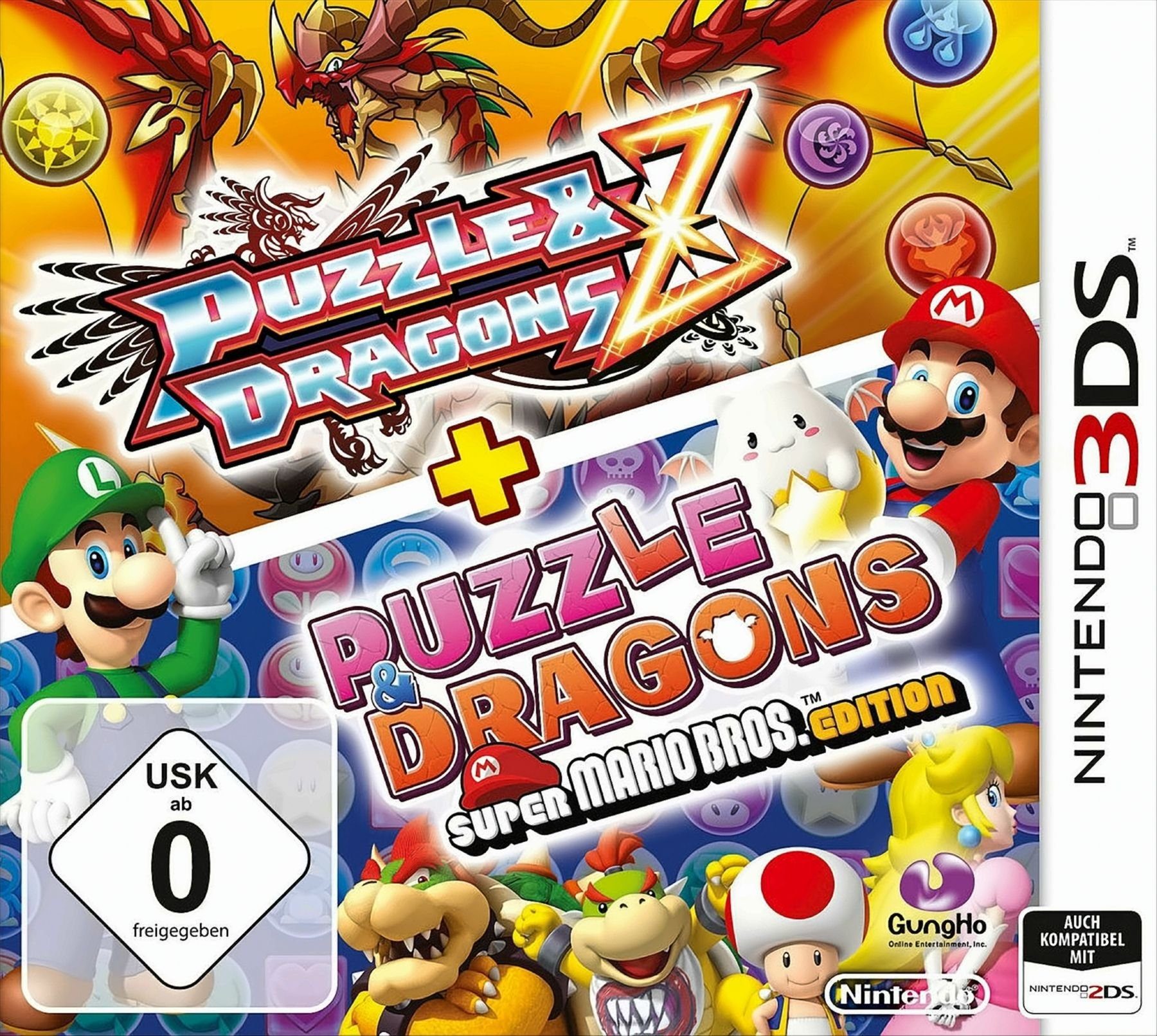 Puzzle & Dragons Z + Puzzle & Dragons: Super Mario Bros. Edition Nintendo 3DS