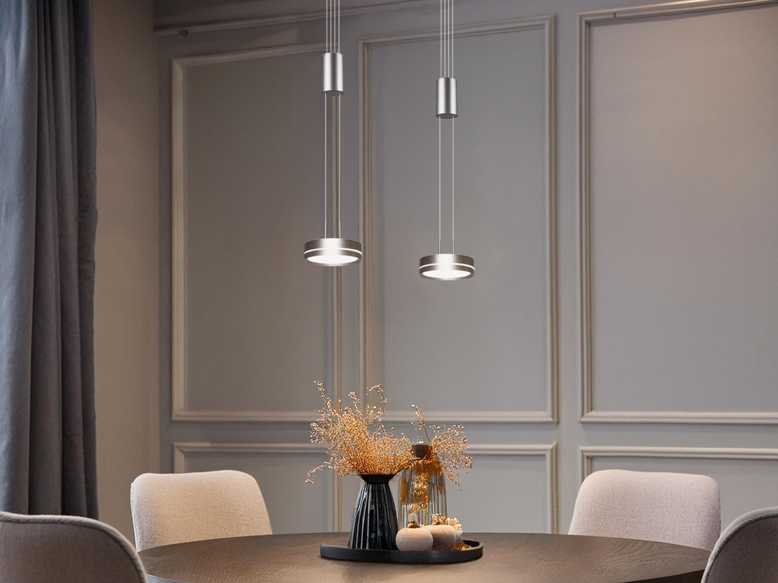 TRIO Leuchten LED Pendelleuchte, Dimmfunktion, LED fest integriert, warmwei günstig online kaufen