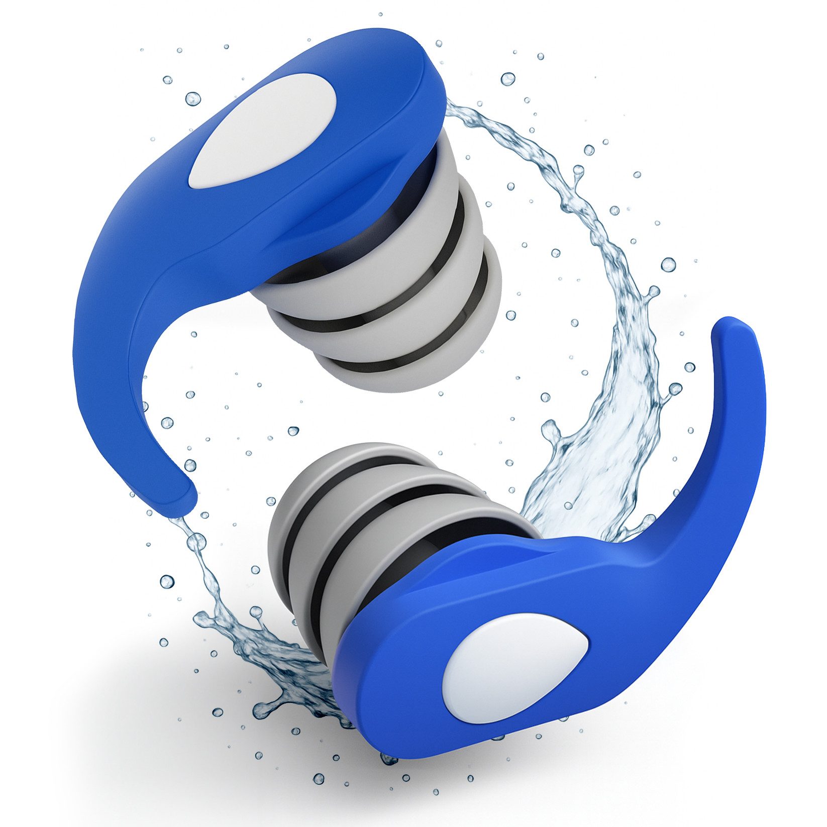 Schallwerk Schwimm-Ohrstöpsel SCHALLWERK ® Water+ Wasserdichte Ohrstöpsel – Wiederverwendbar