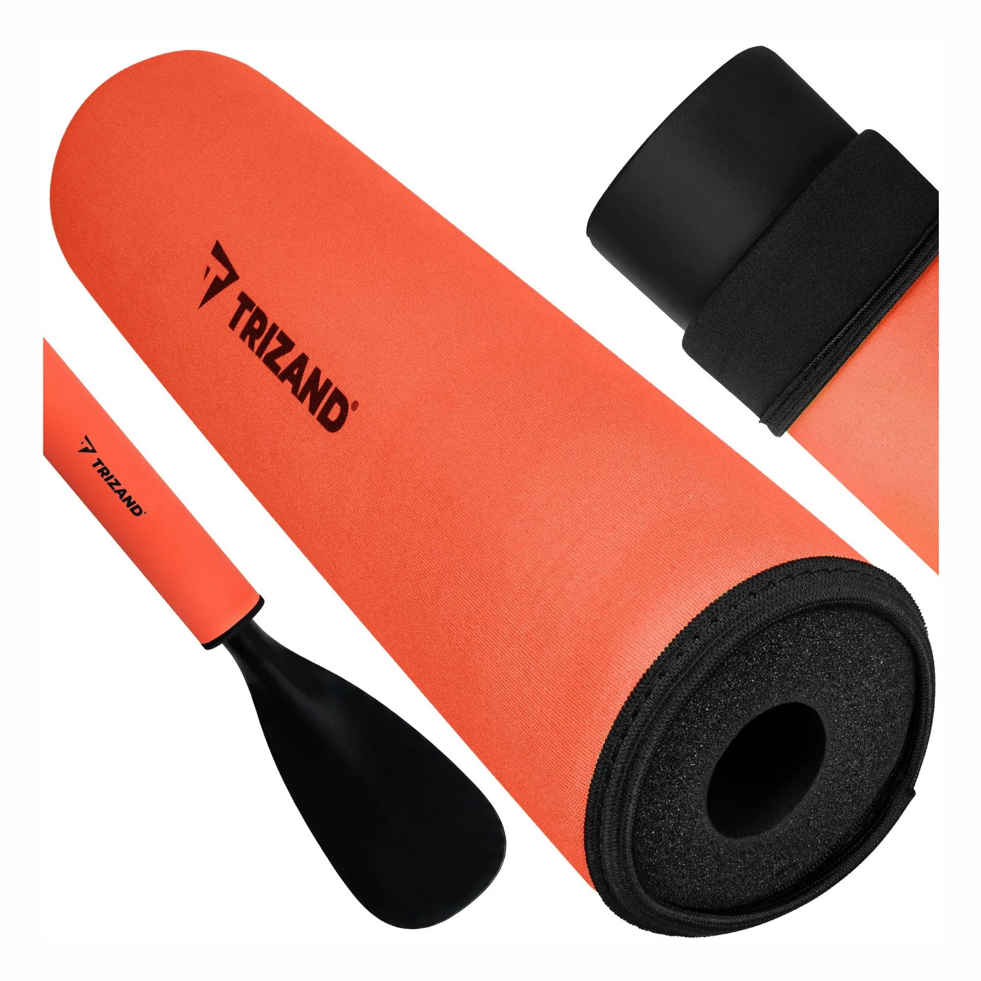 Trizand Paddelschwimmer Auftriebskörper Paddelboje SUP-Paddel, (Spar-Set, 1-St., 30 cm schwimmfähig), 30 cm, NBR-Schaum, orange, Montage ohne Werkzeug