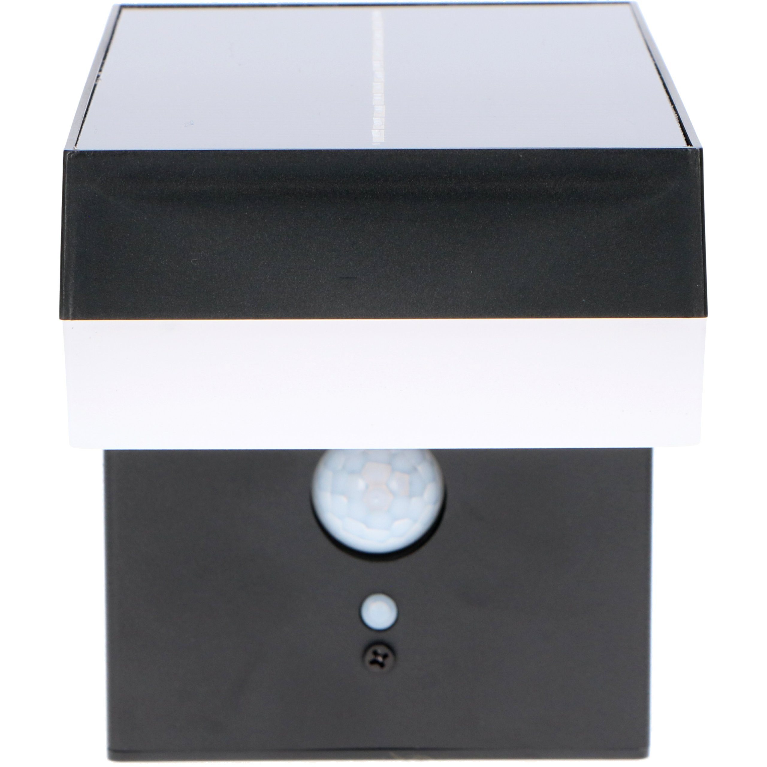 LED's light mit LED 3,3W Solar warmweiß schwarz Bewegungsmelder 1000560_01 LED-Wandleuchte, LED, Außen-Wandleuchte