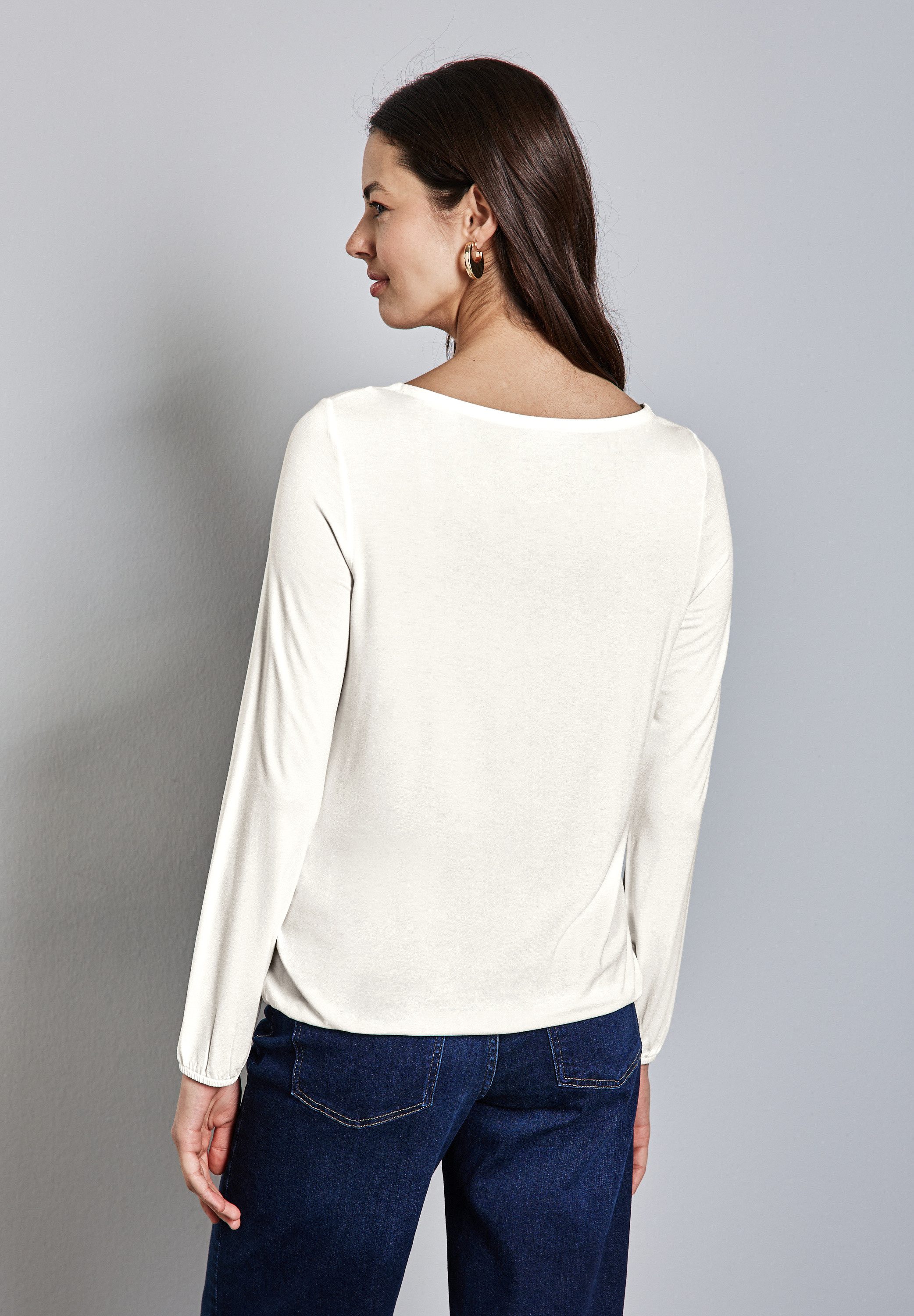 STREET ONE Langarmshirt, mit U-Boot-Ausschnitt günstig online kaufen