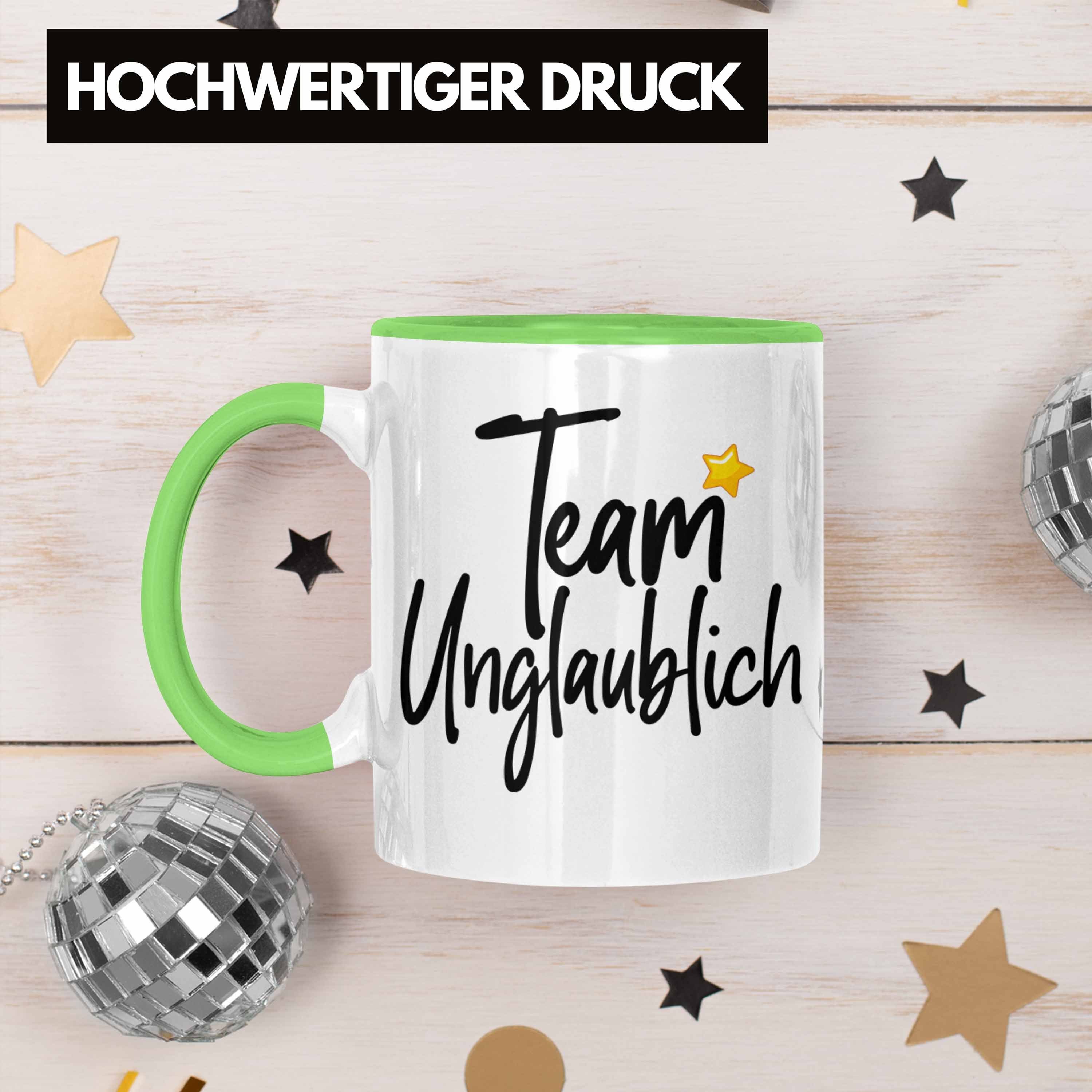 Team Dankeschön Trendation Grün Bestes Tasse Geschenk Geschenkidee für Tasse