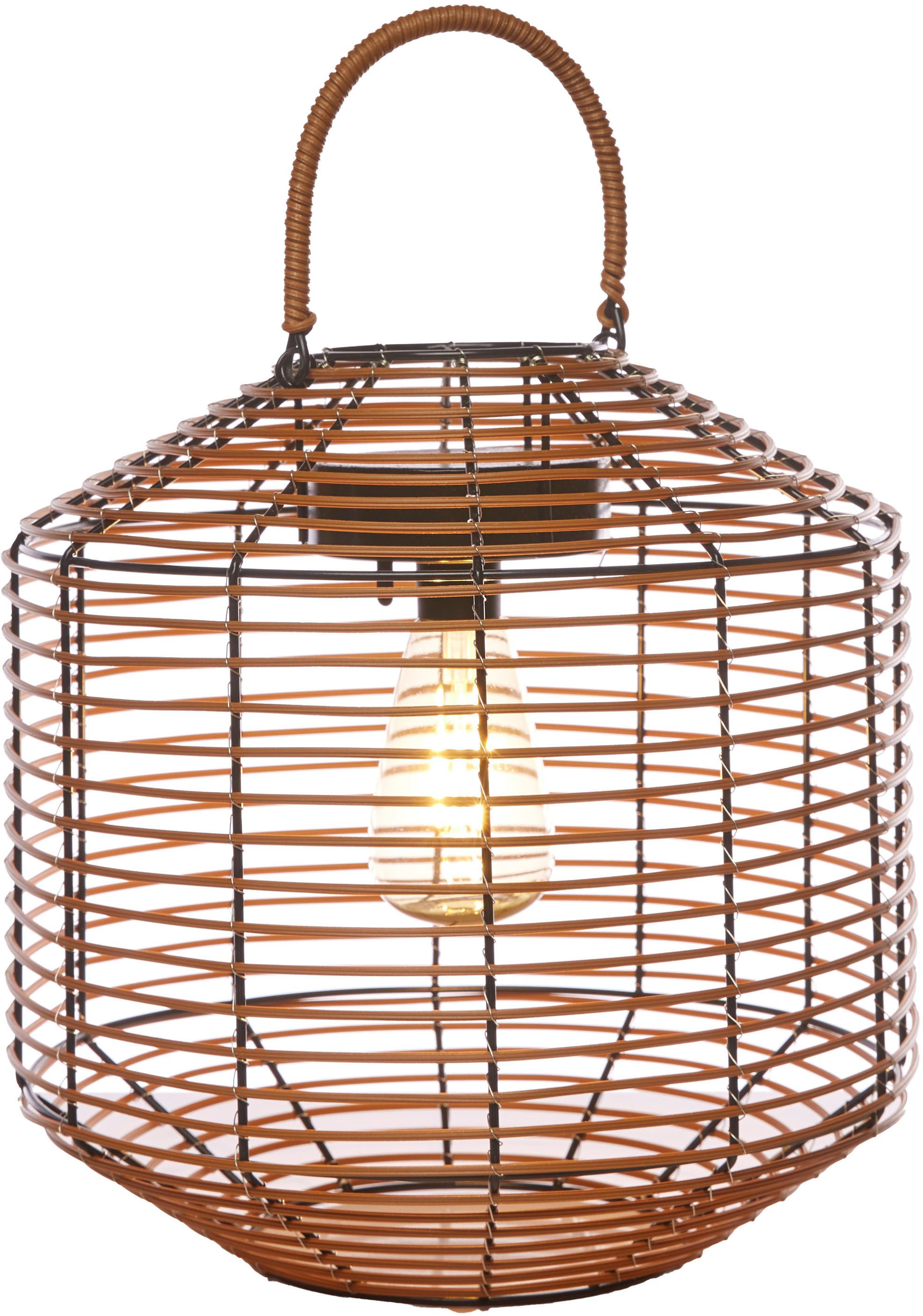 Luxform Gartenleuchte Luxform USB Zafra, LED fest integriert, Warmweiß, LED-Gartenleuchte, Akkubetrieben, aufladbar über USB