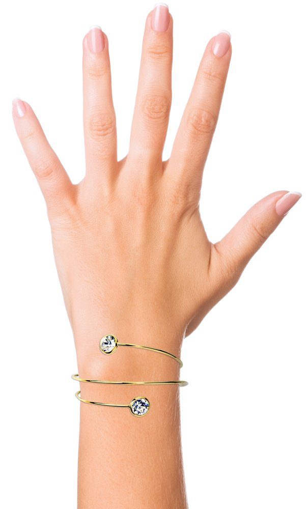 LUISIA® Armreif "Spiral Armreif Fjella mit günstig online kaufen