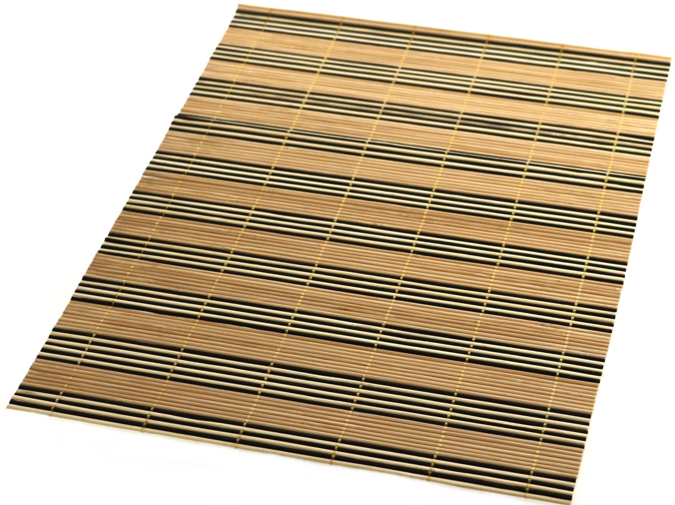 Platzset, 6 (6-St) ca. 2farbig Emilja, 40 aus x Tischsets Bambus 30cm