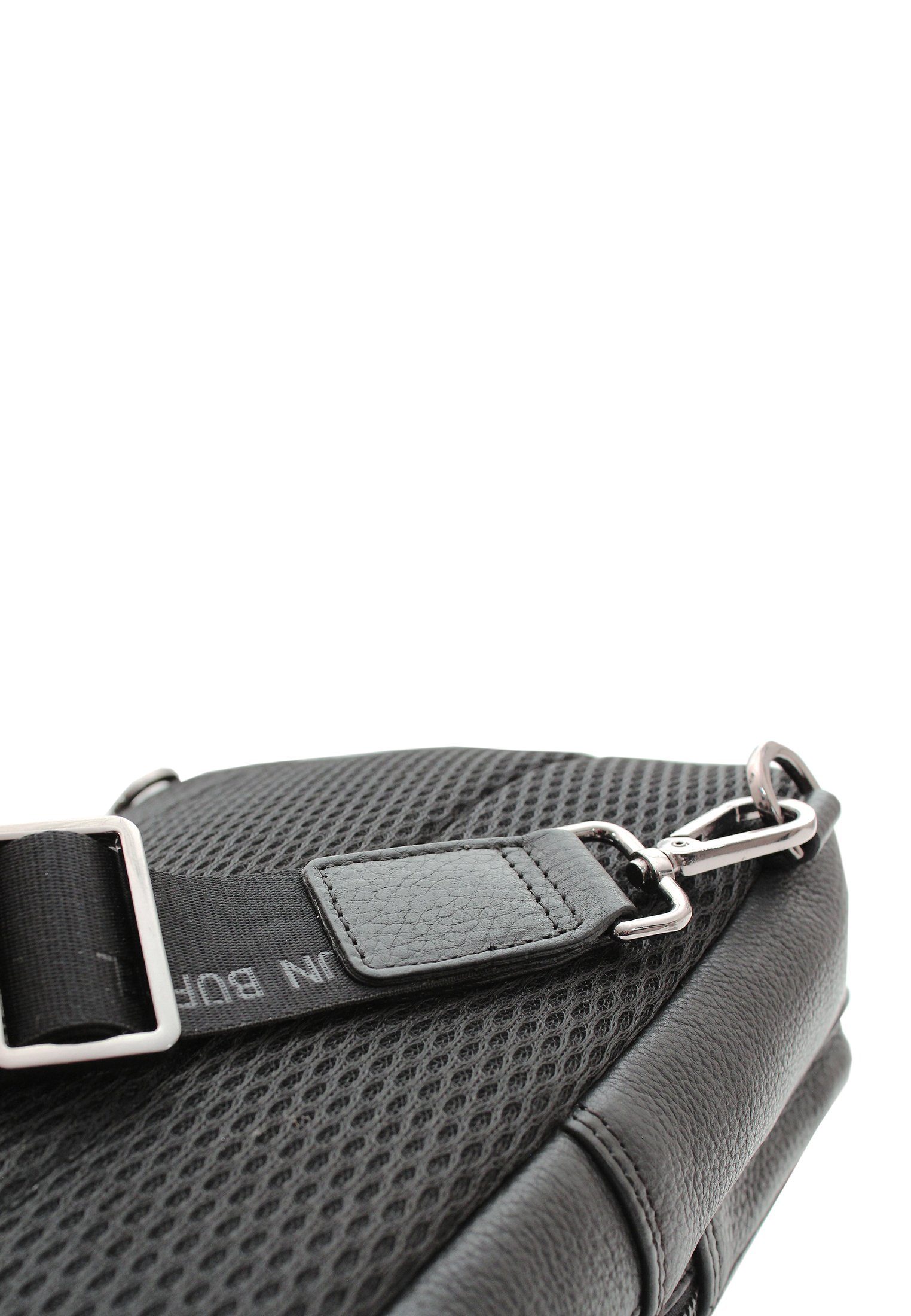Umhängetasche und schwarz, Umhängegurt Braun mit Büffel Sling NOVARA Tabletfach Bag