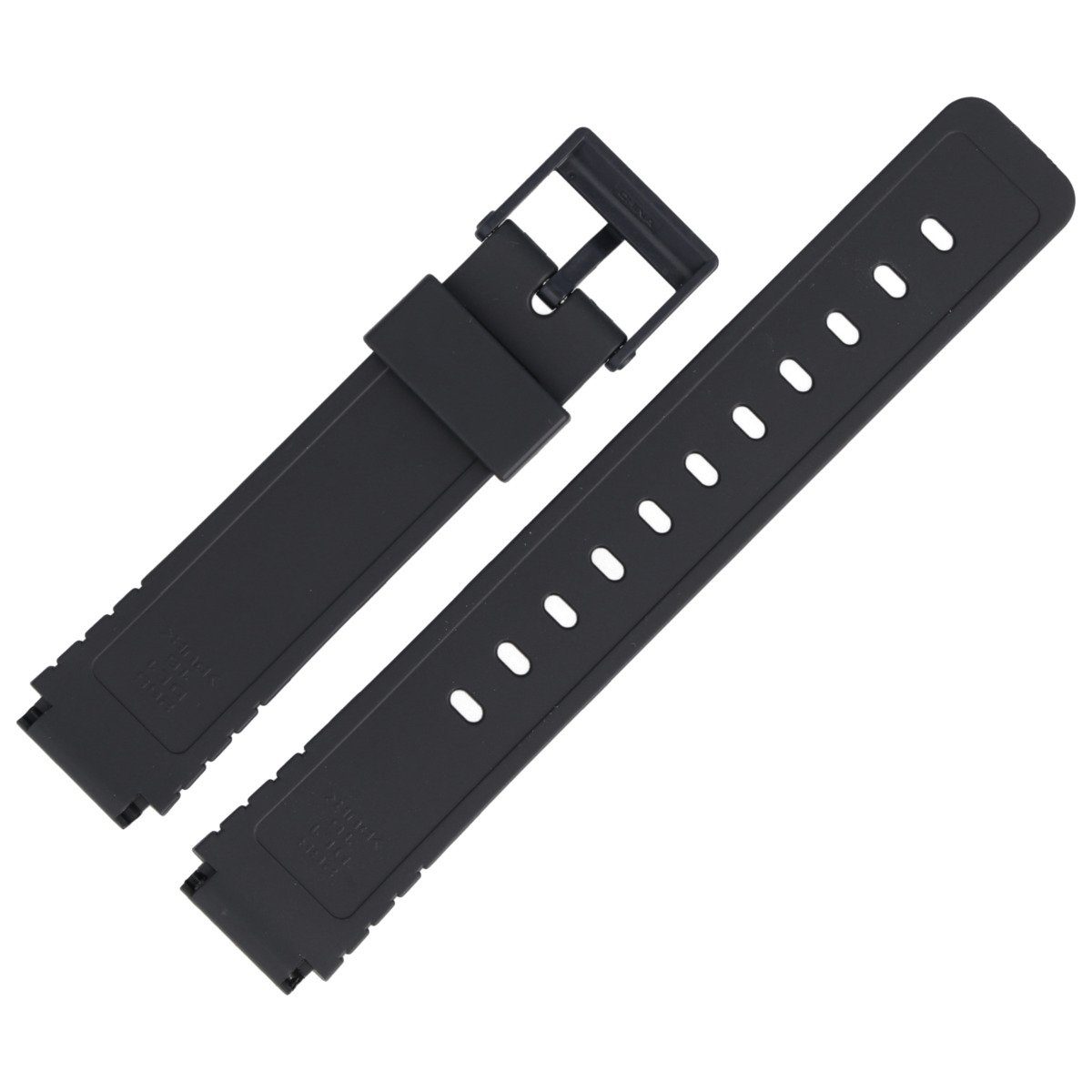 Kunststoff Schwarz 16mm Uhrenarmband MW-57 CASIO