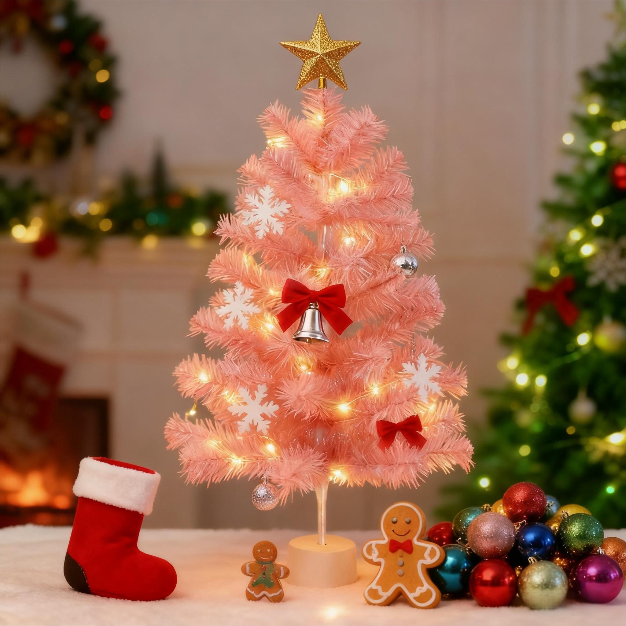 Nettlife Künstlicher Weihnachtsbaum 210 cm Grün stabilem Metallständer Tannenbaum PVC, für eine festliche Raumwirkung, Christbaum Künstlich