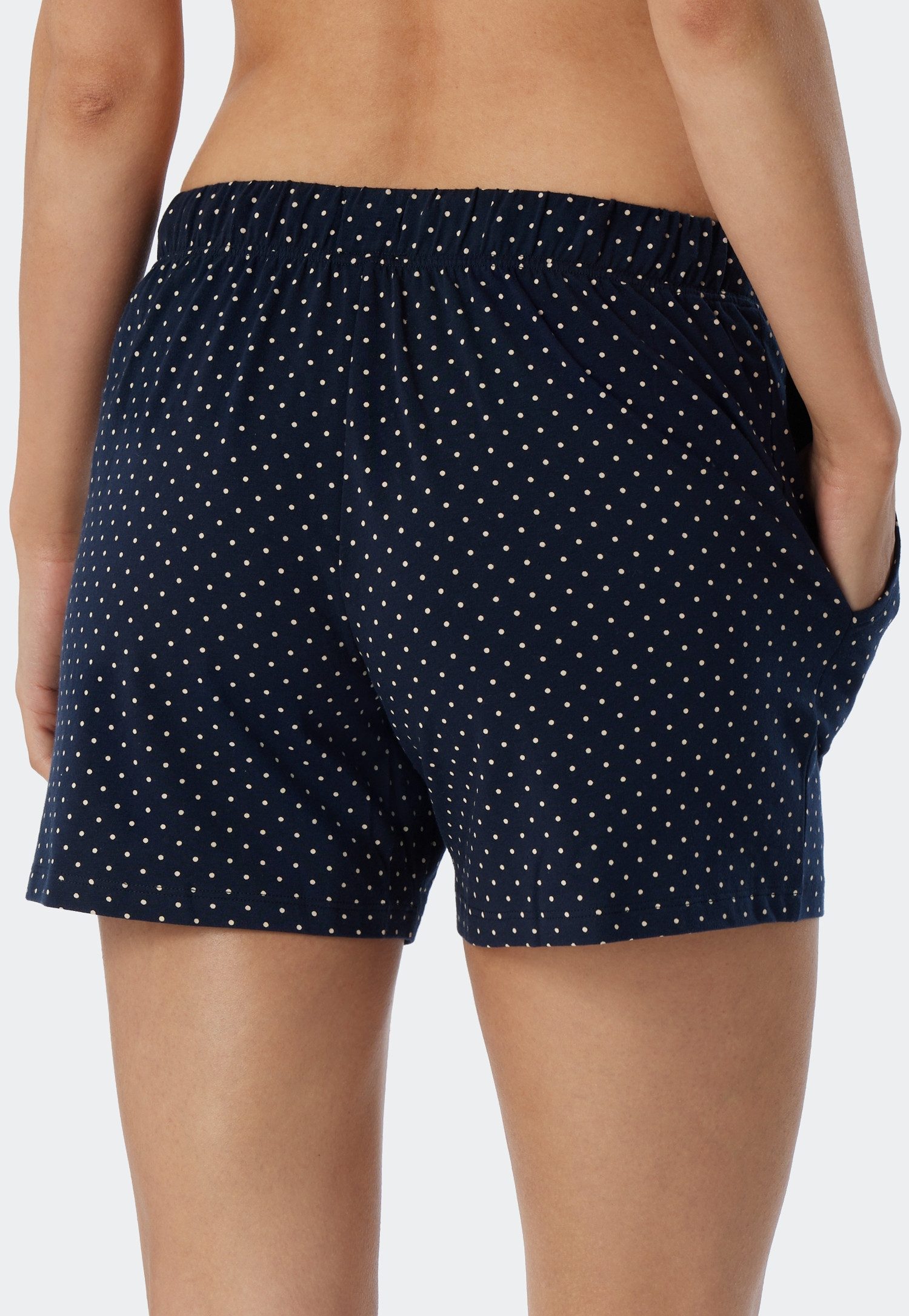 Schiesser Shorts Mix + Relax seitliche Taschen, Single Jersey, bequem, lockerer Schnitt