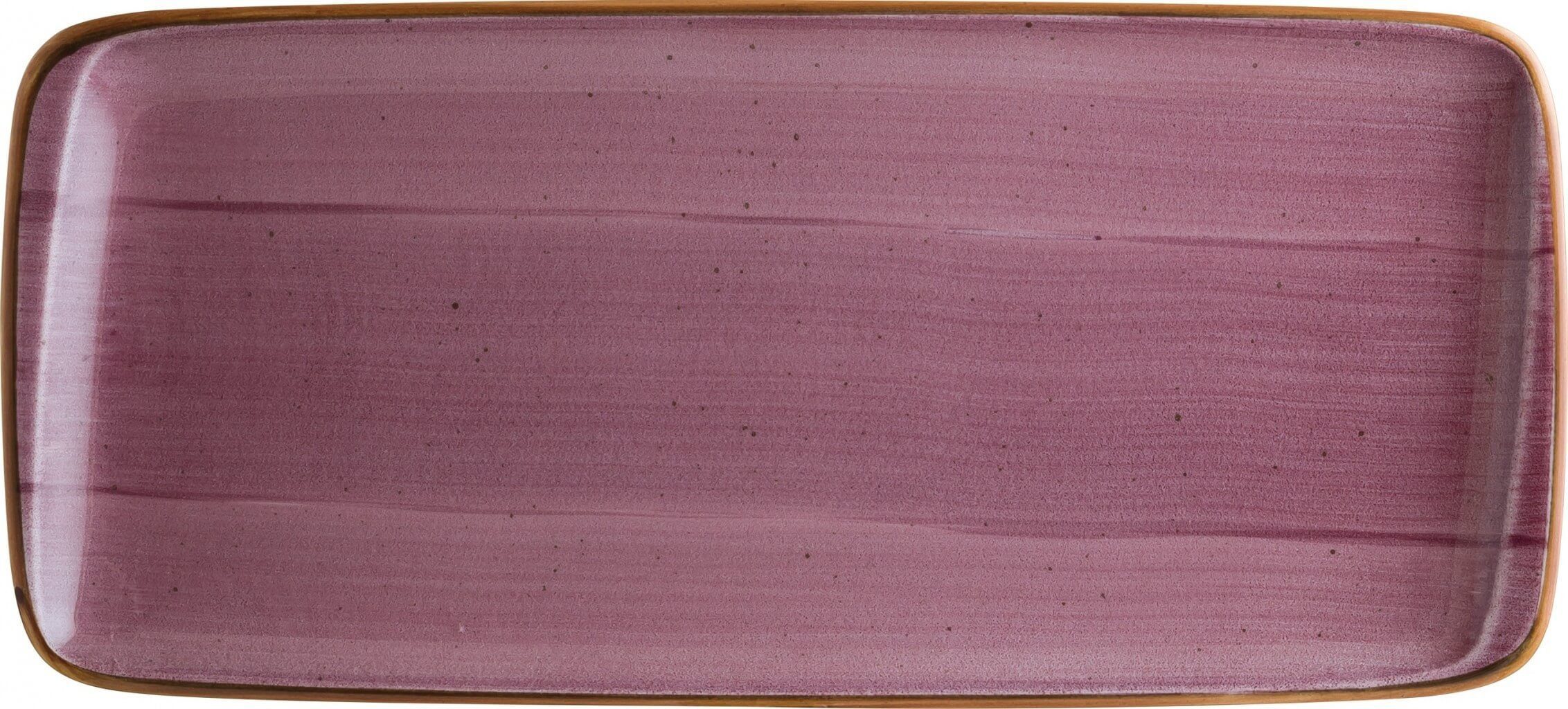 Bonna Servierplatte 6x Bonna Aura Teller 34x16cm Porzellan Servierplatte Blackberry Lila