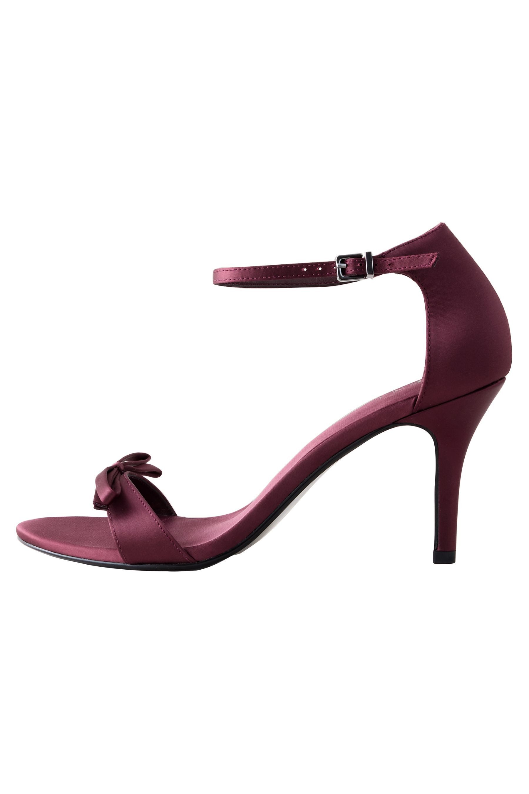 Next Forever Comfort® Mini Satin-Sandaletten, Schleife High-Heel-Sandalette günstig online kaufen